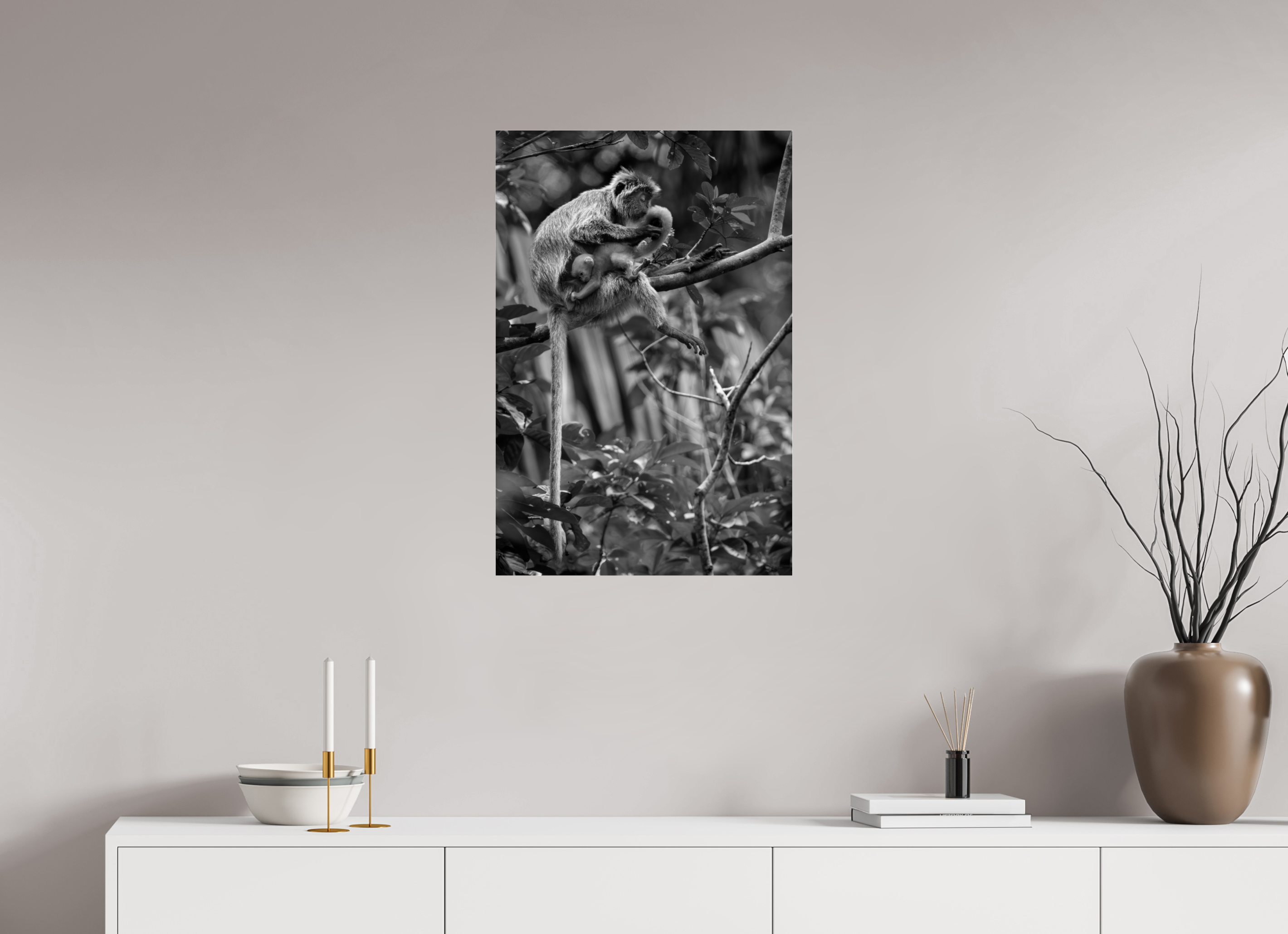 20 x 30″, acrylic treetop watch