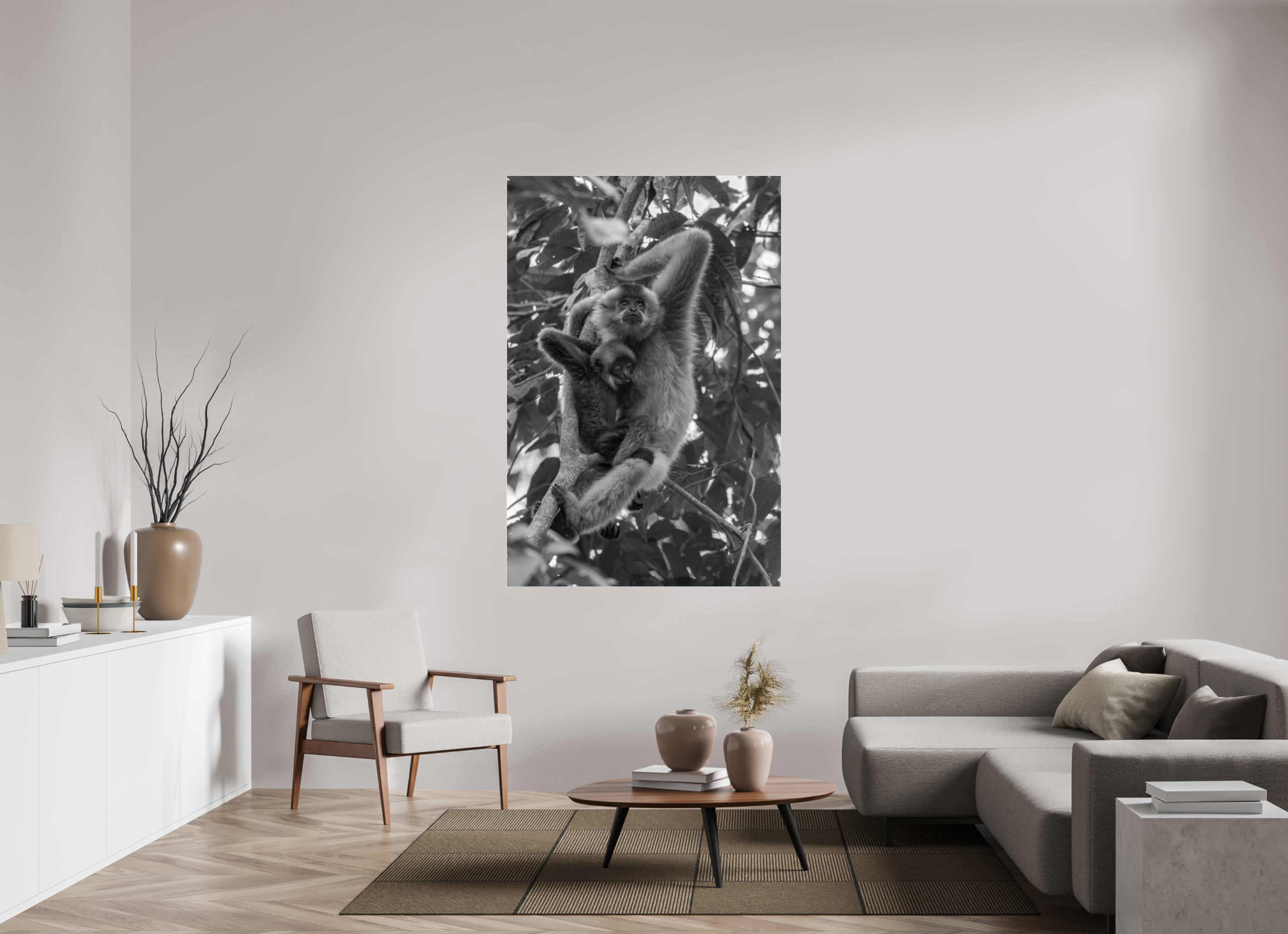 44 x 66″, acrylic Holding On