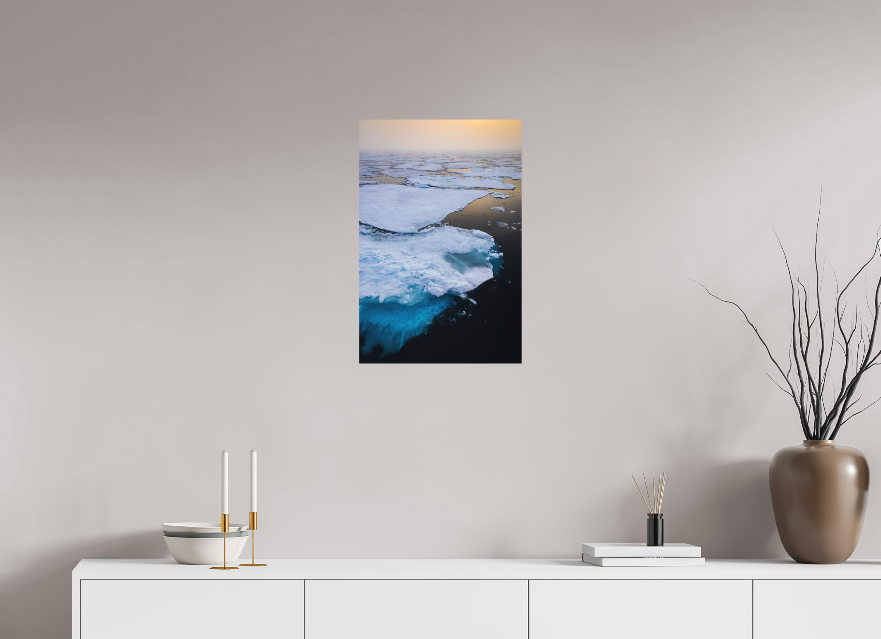 16 x 24″, Metal ARCTIC DRIFT