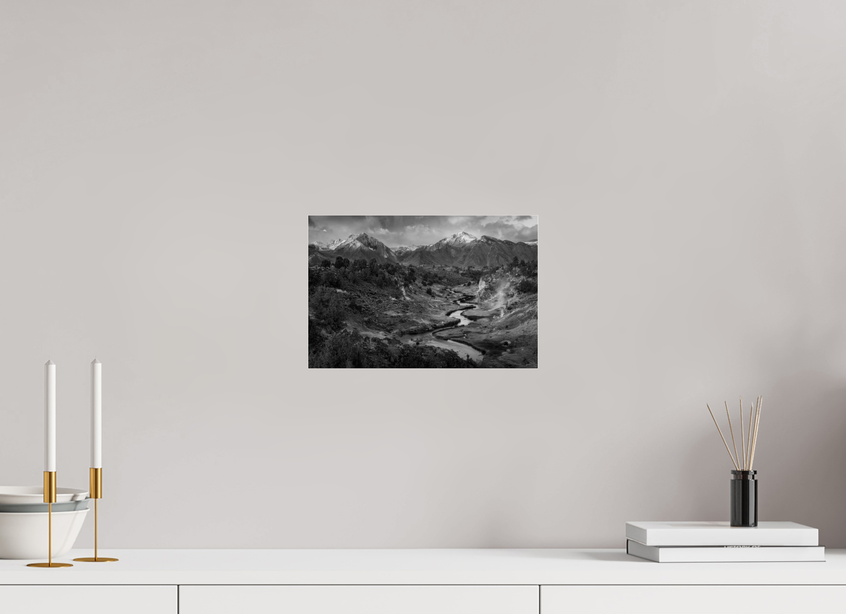 12 x 8″, acrylic Hot Creek Sierra Glow – Eastern Sierra Nevada Fine Art Photography Print