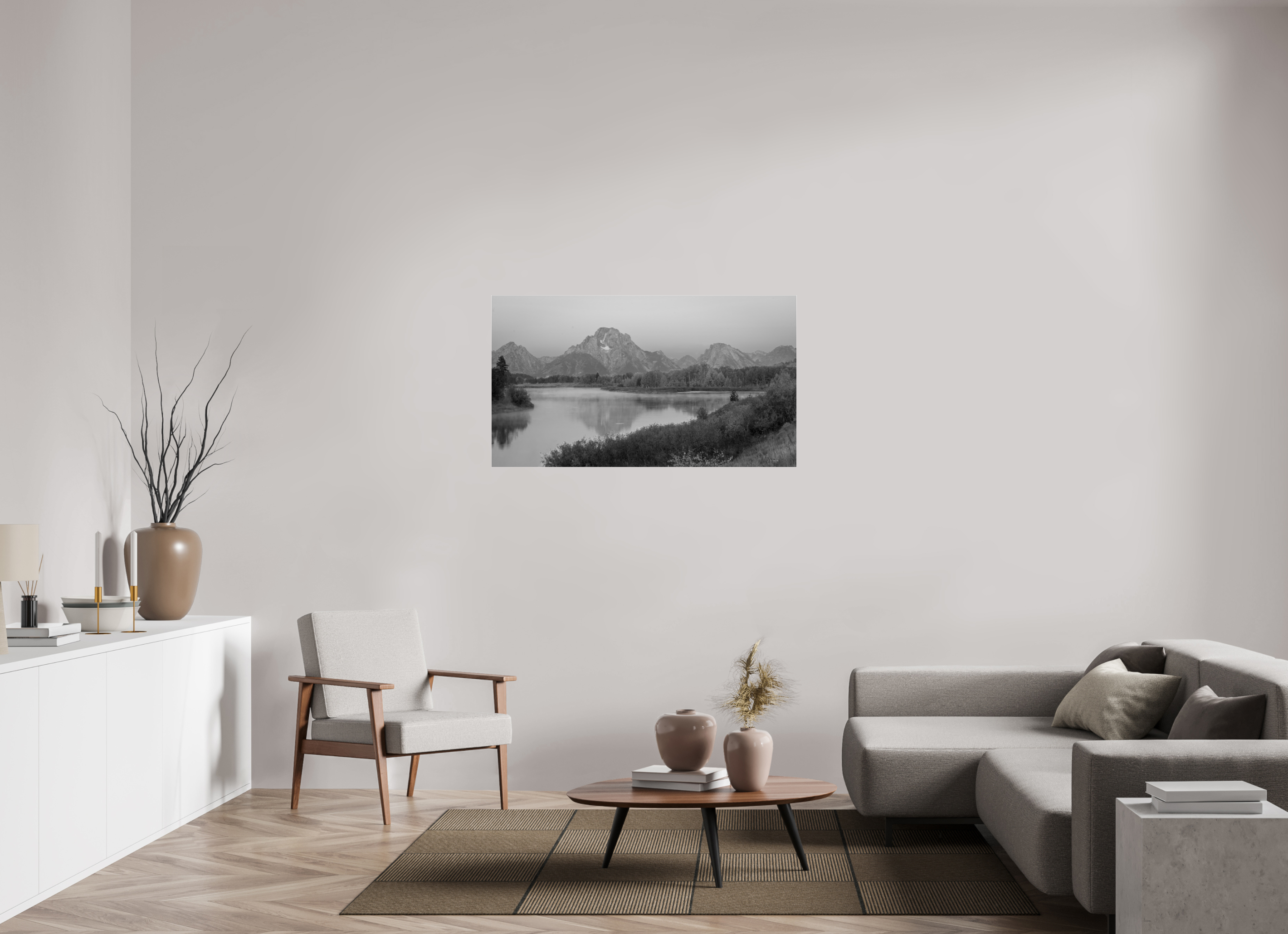 49 x 27.6″, acrylic TETON REFLECTION