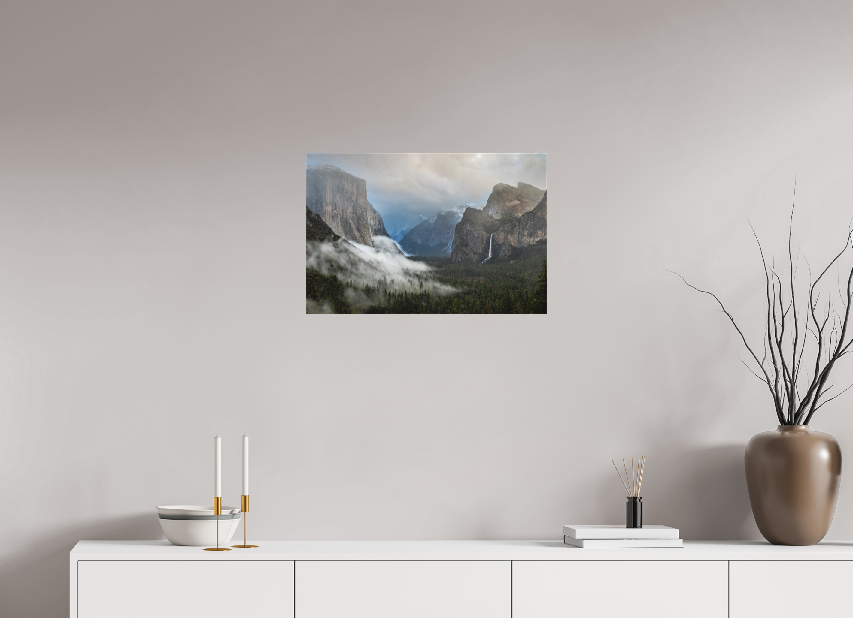24 x 16″, Canvas Morning Mist, Yosemite Valley