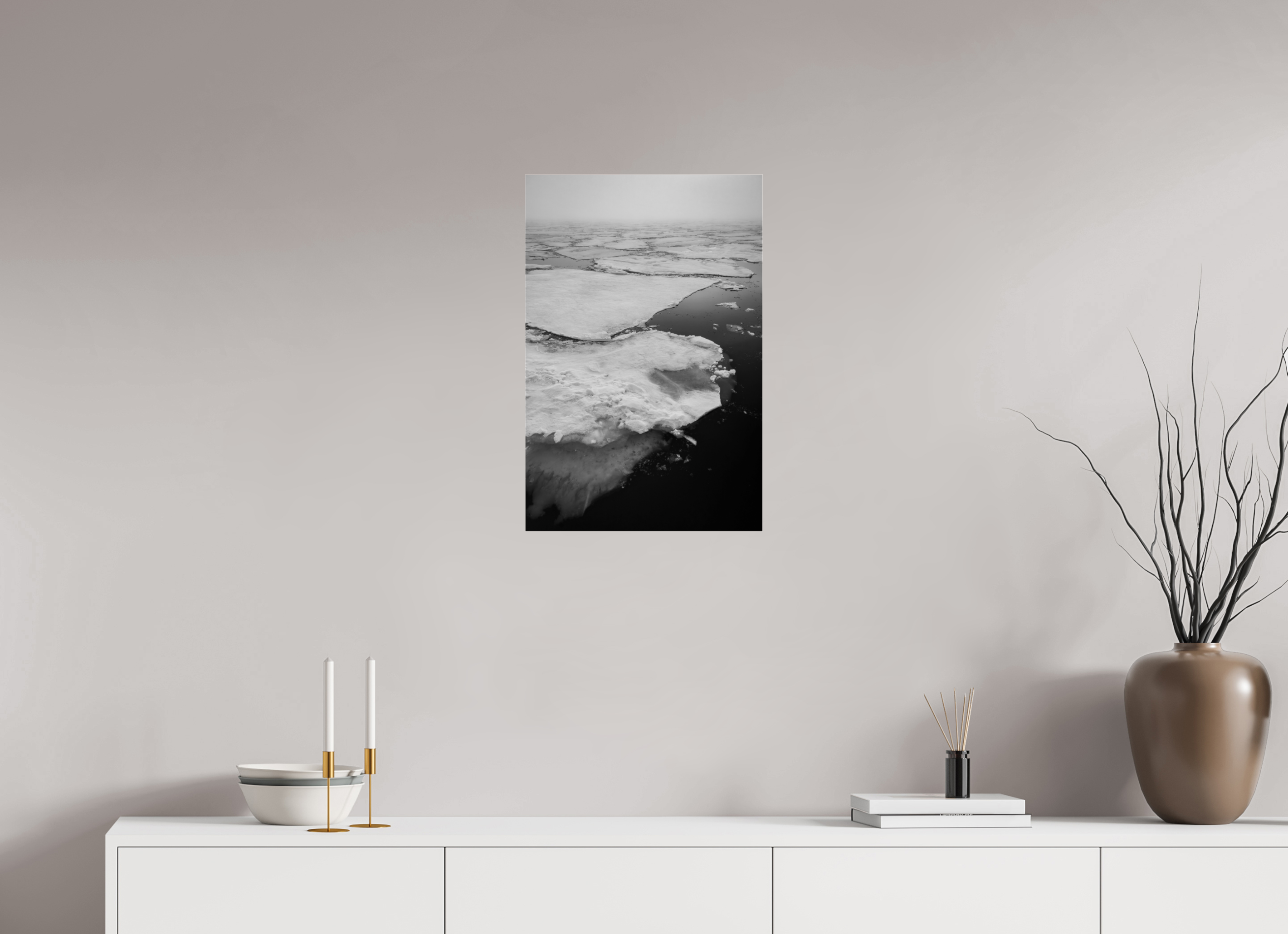16 x 24″, acrylic ARCTIC DRIFT