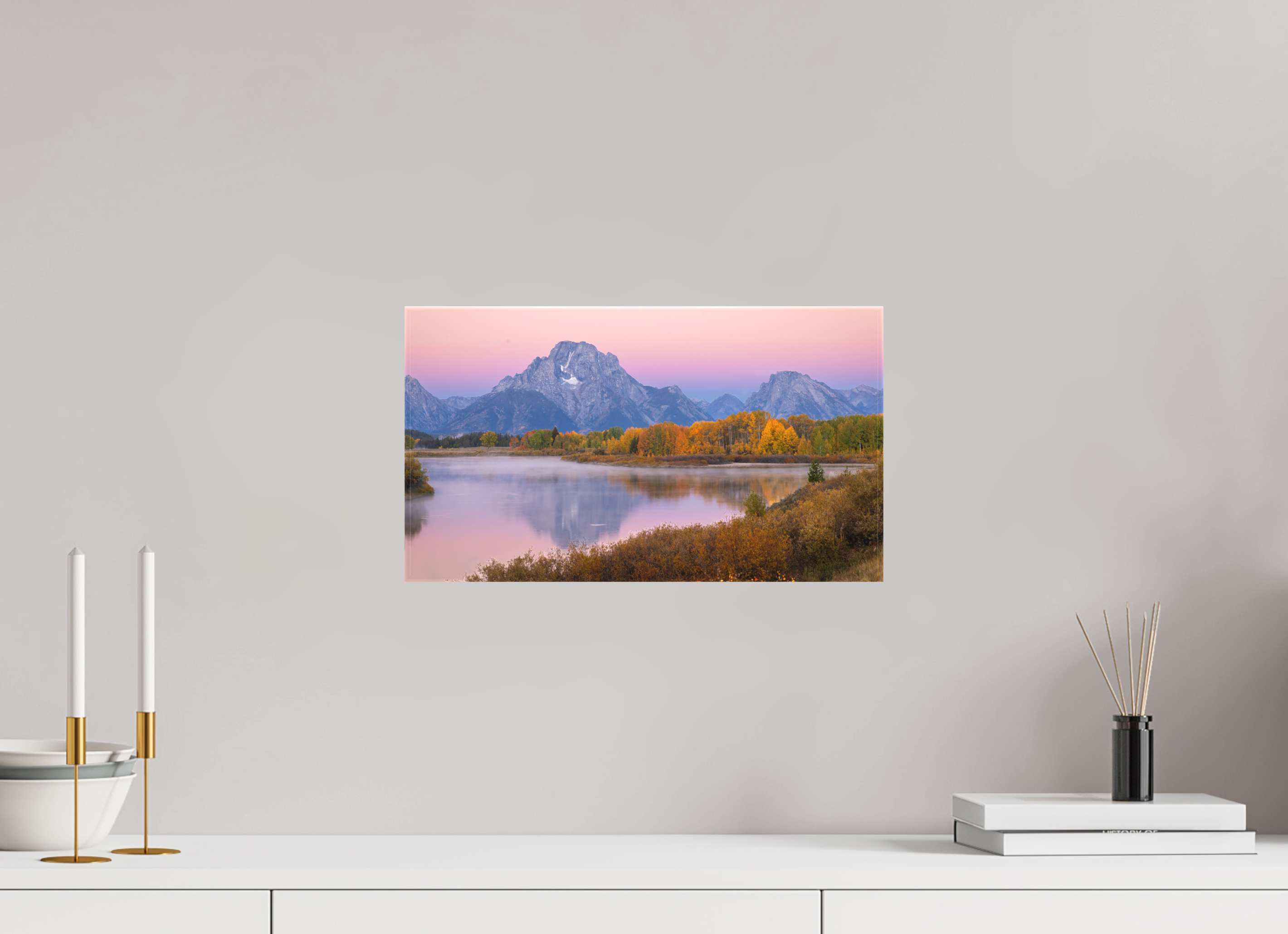 16 x 9″, Canvas TETON REFLECTION