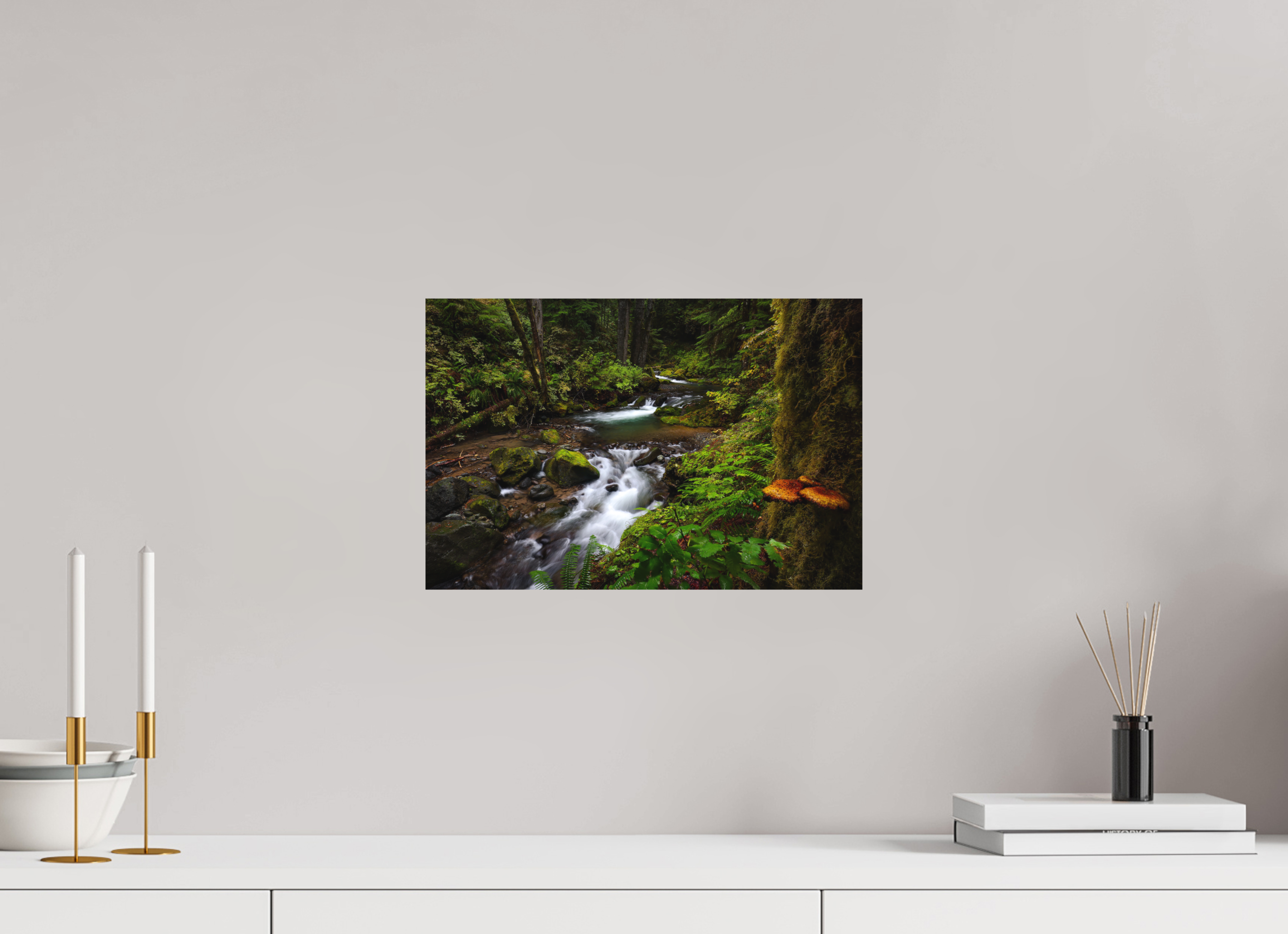 15 x 10″, Metal Forest Falls