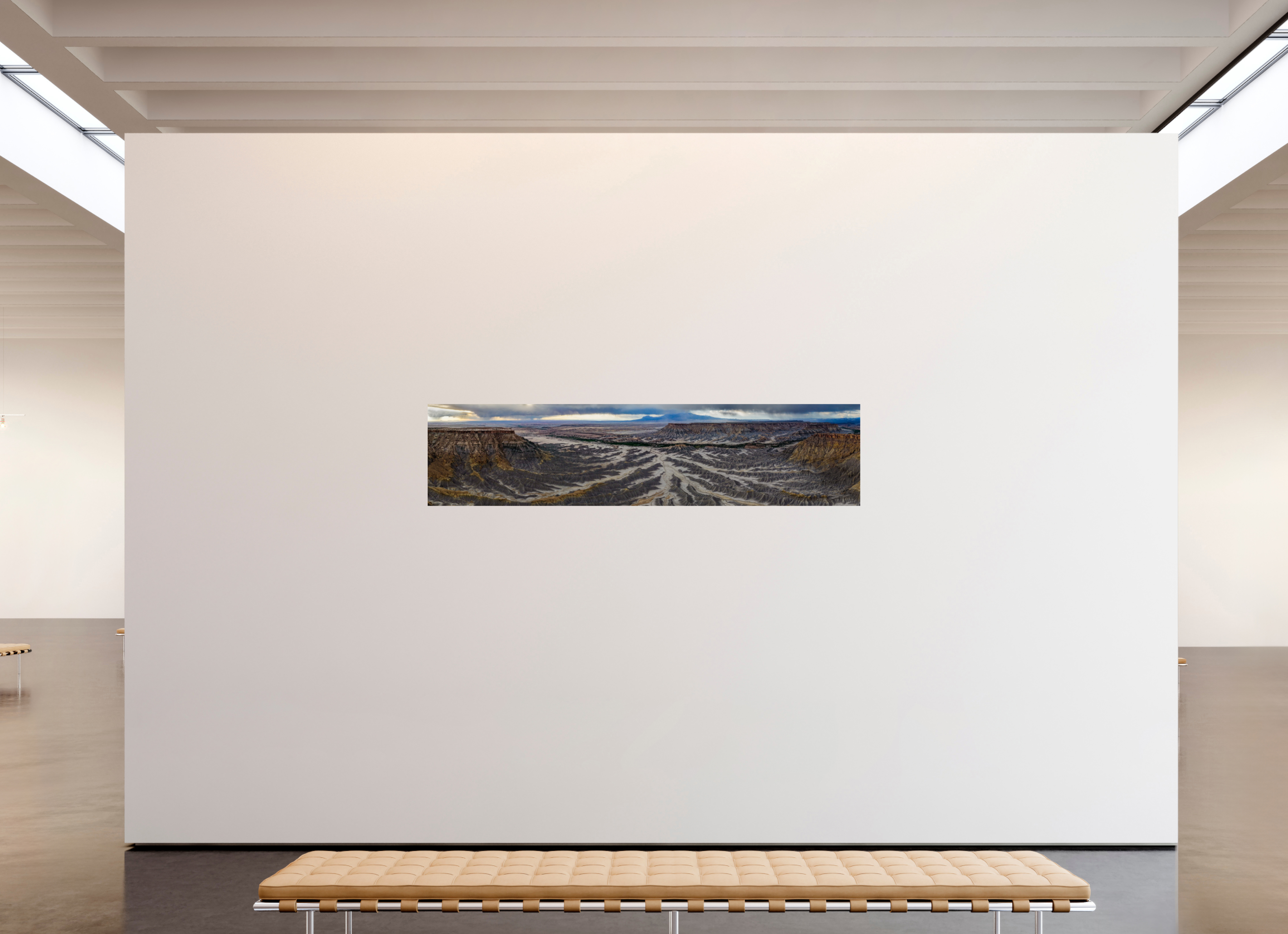 85 x 20″, Fine Art prints AERIAL BADLANDS