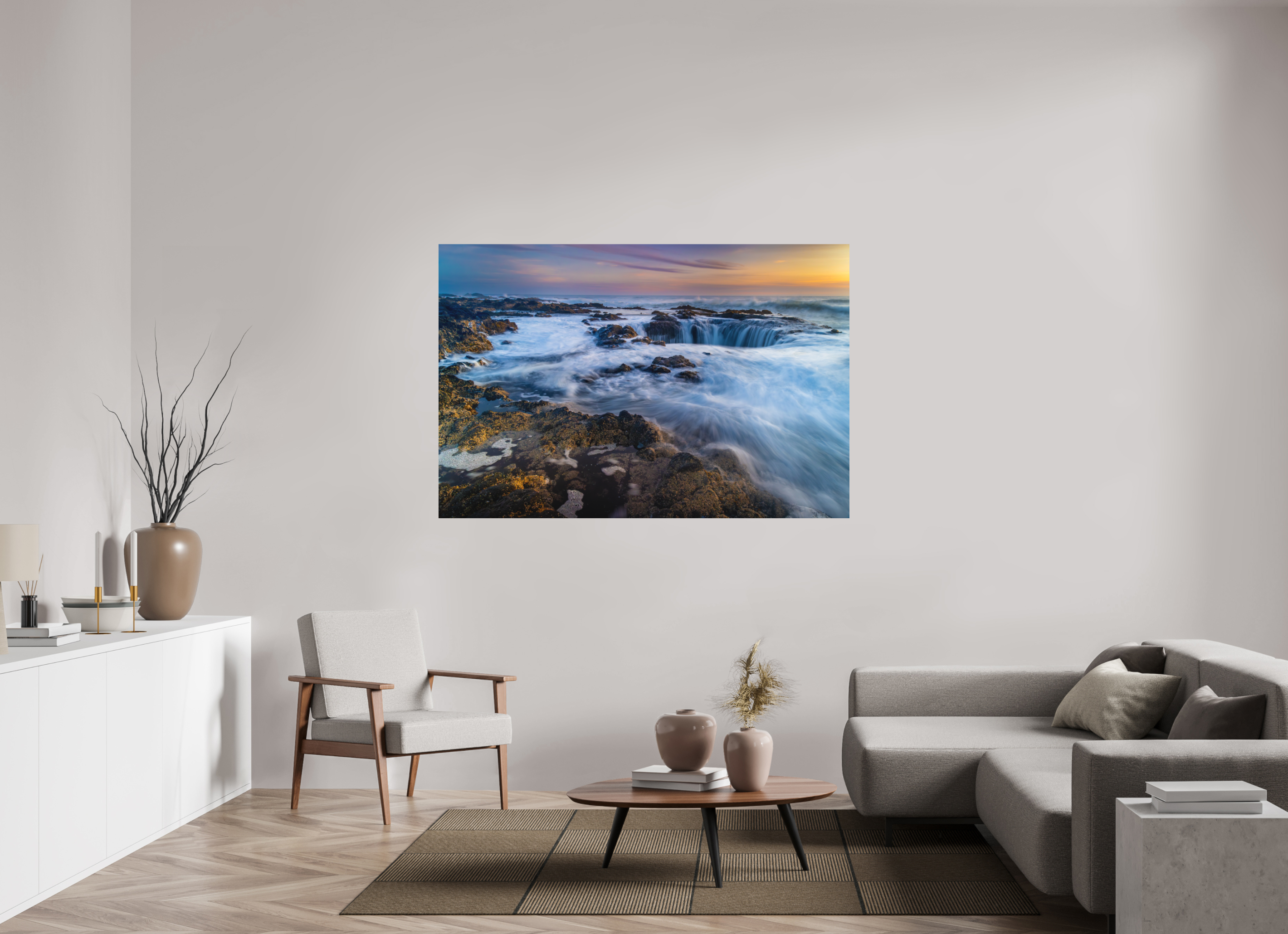 66 x 44″, Metal Thor's Well