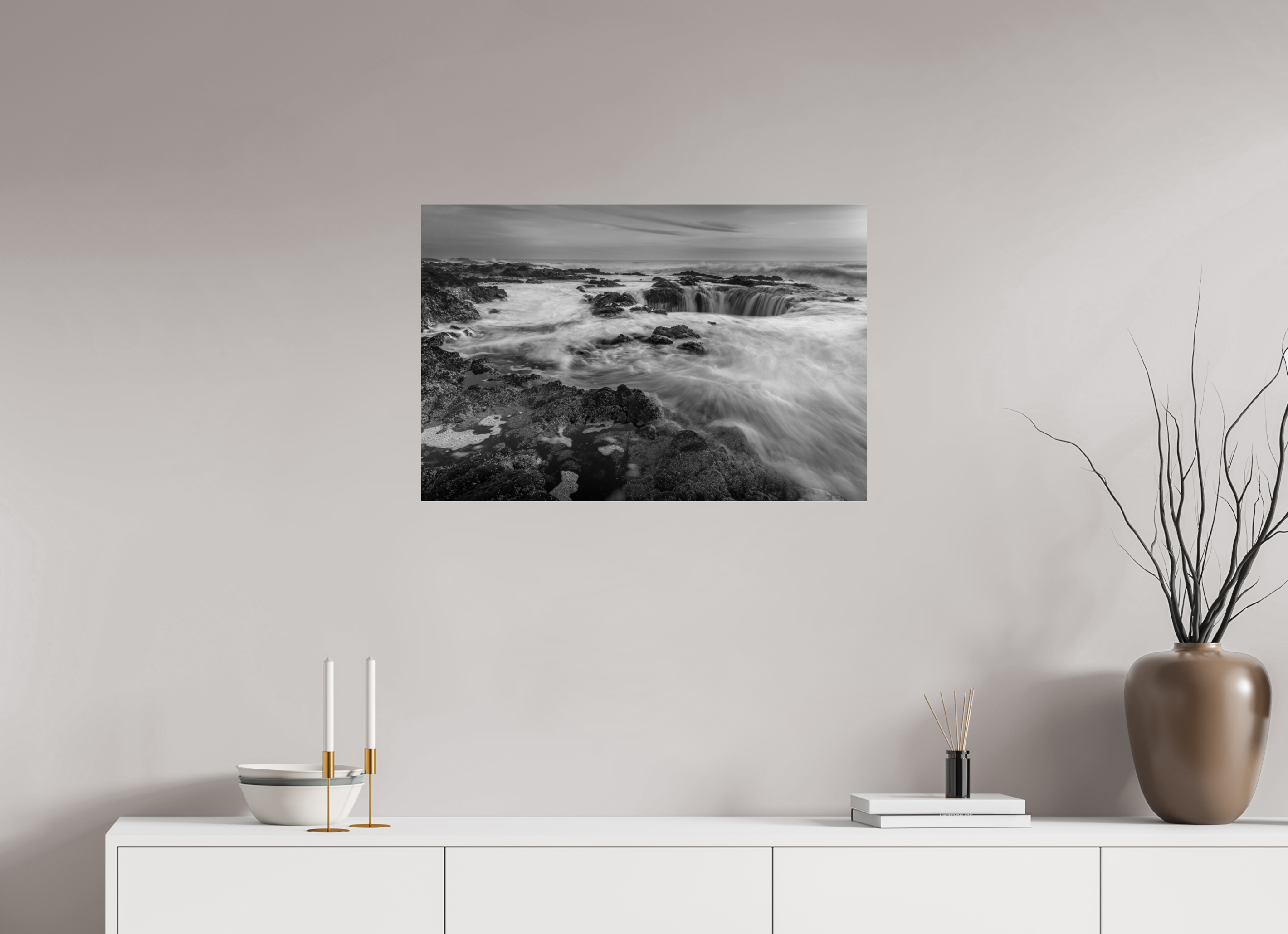 30 x 20″, acrylic Thor's Well