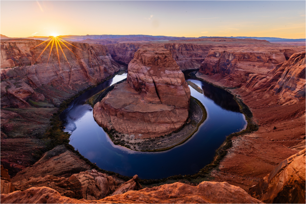 Main image Horseshoe Bend at Sunset — Colorado River, Page, Arizona