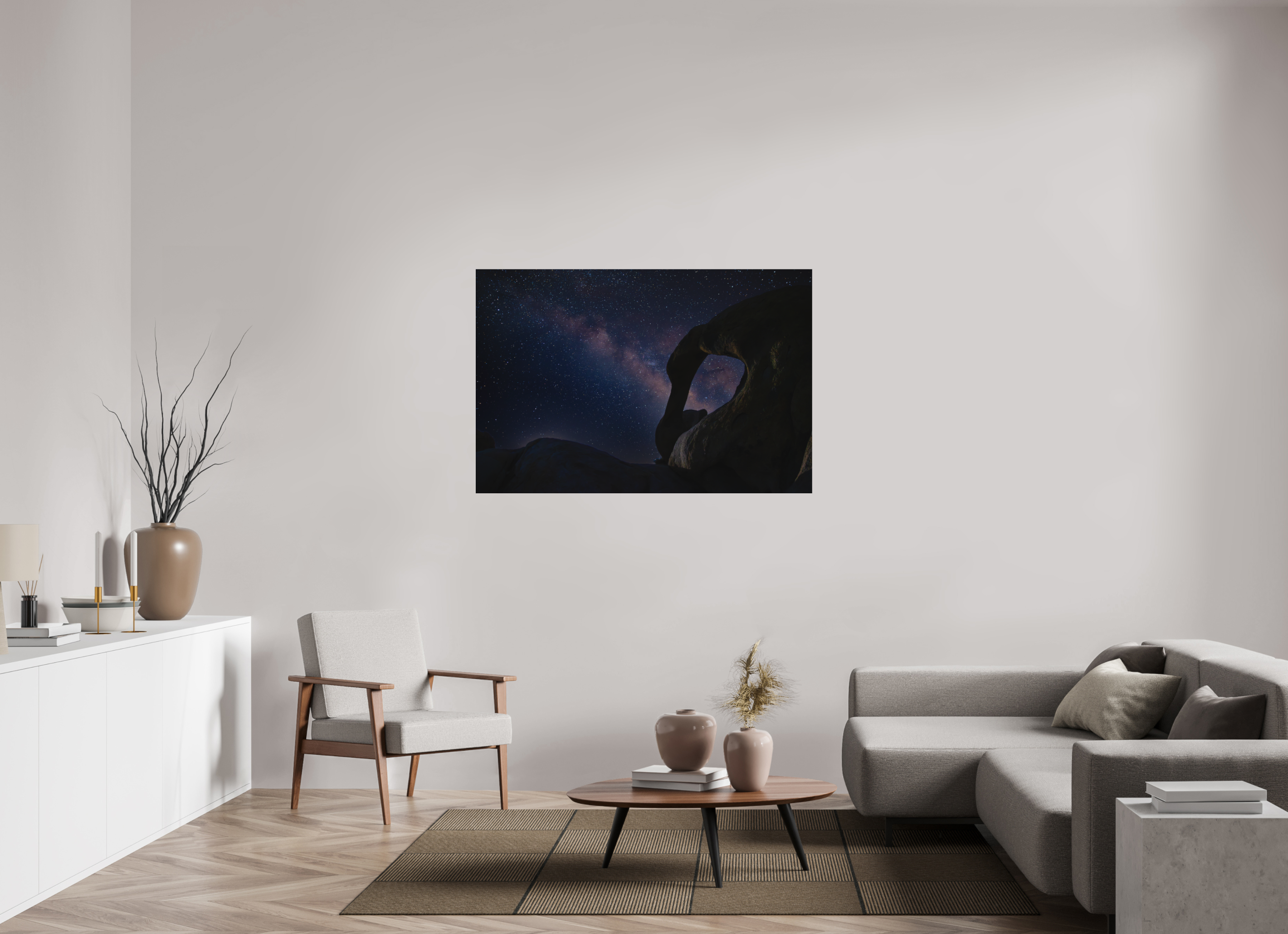 54 x 36″, Metal MILKY WAY ARCH