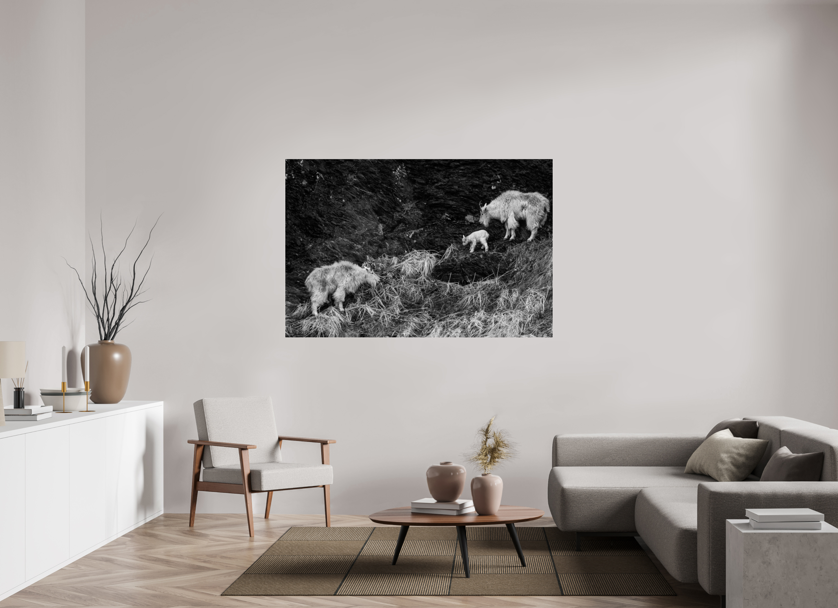 66 x 44″, acrylic Sure-Footed