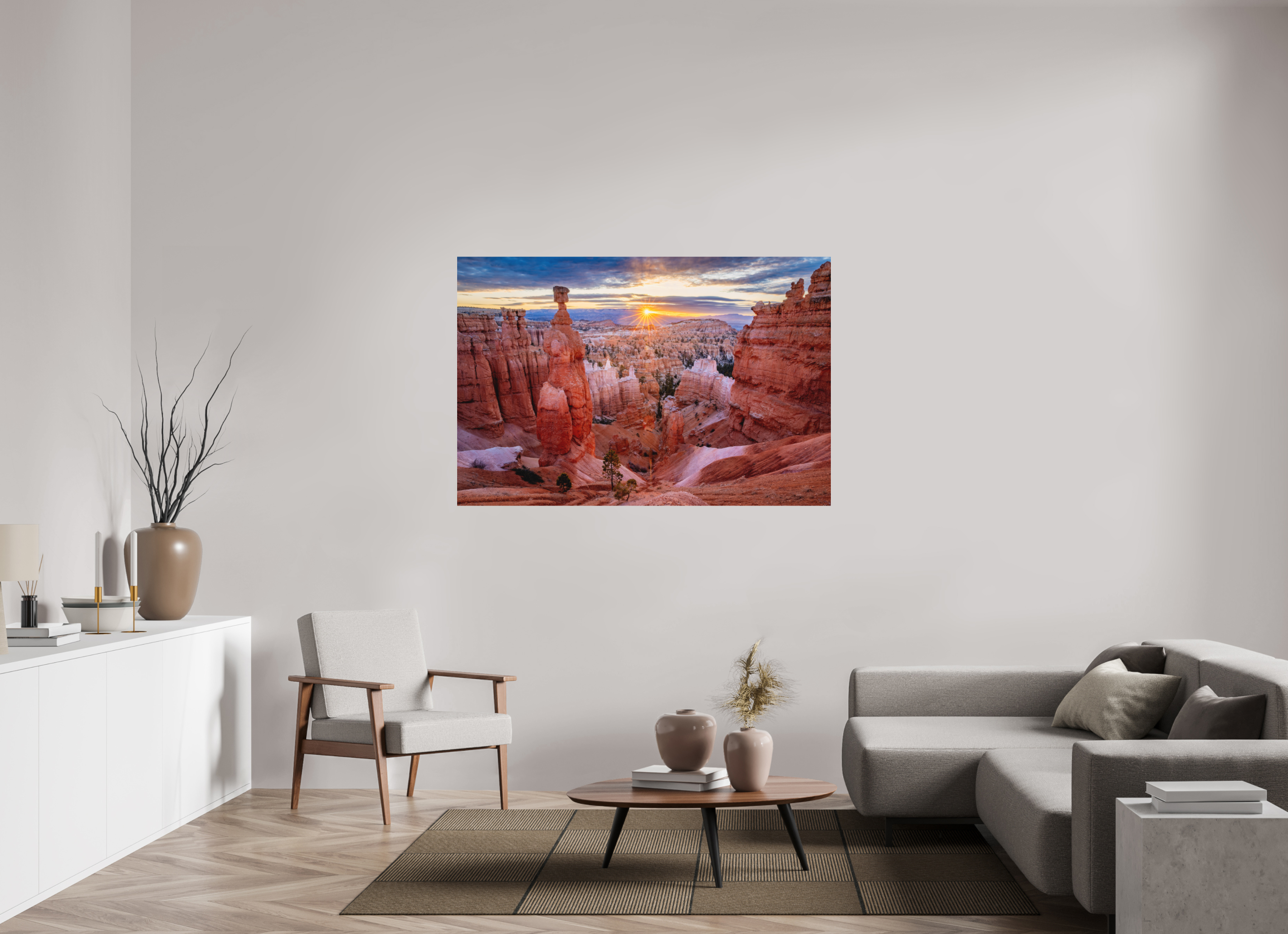 60 x 40″, Metal BRYCE SUNRISE