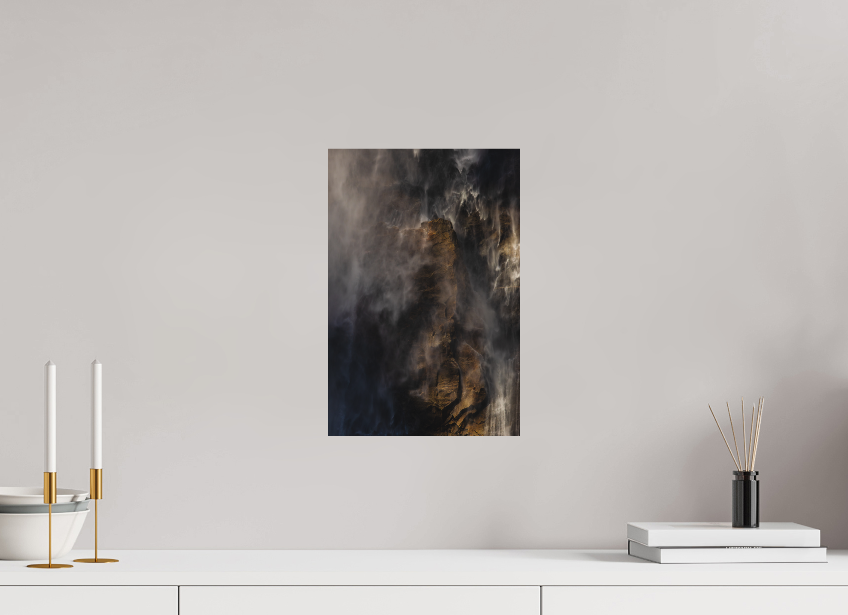 10 x 15″, Metal Rock and Veil