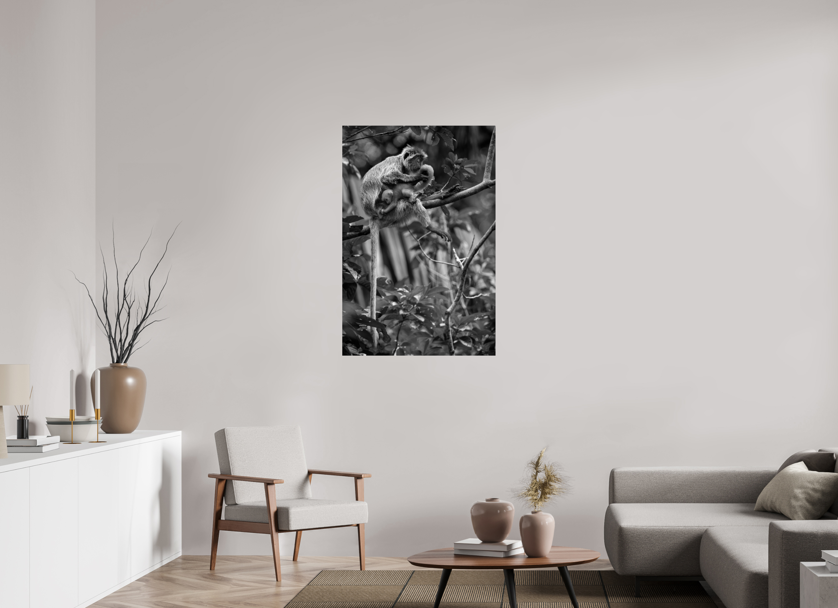 30 x 45″, acrylic treetop watch