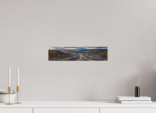 17 x 4″, Fine Art prints AERIAL BADLANDS