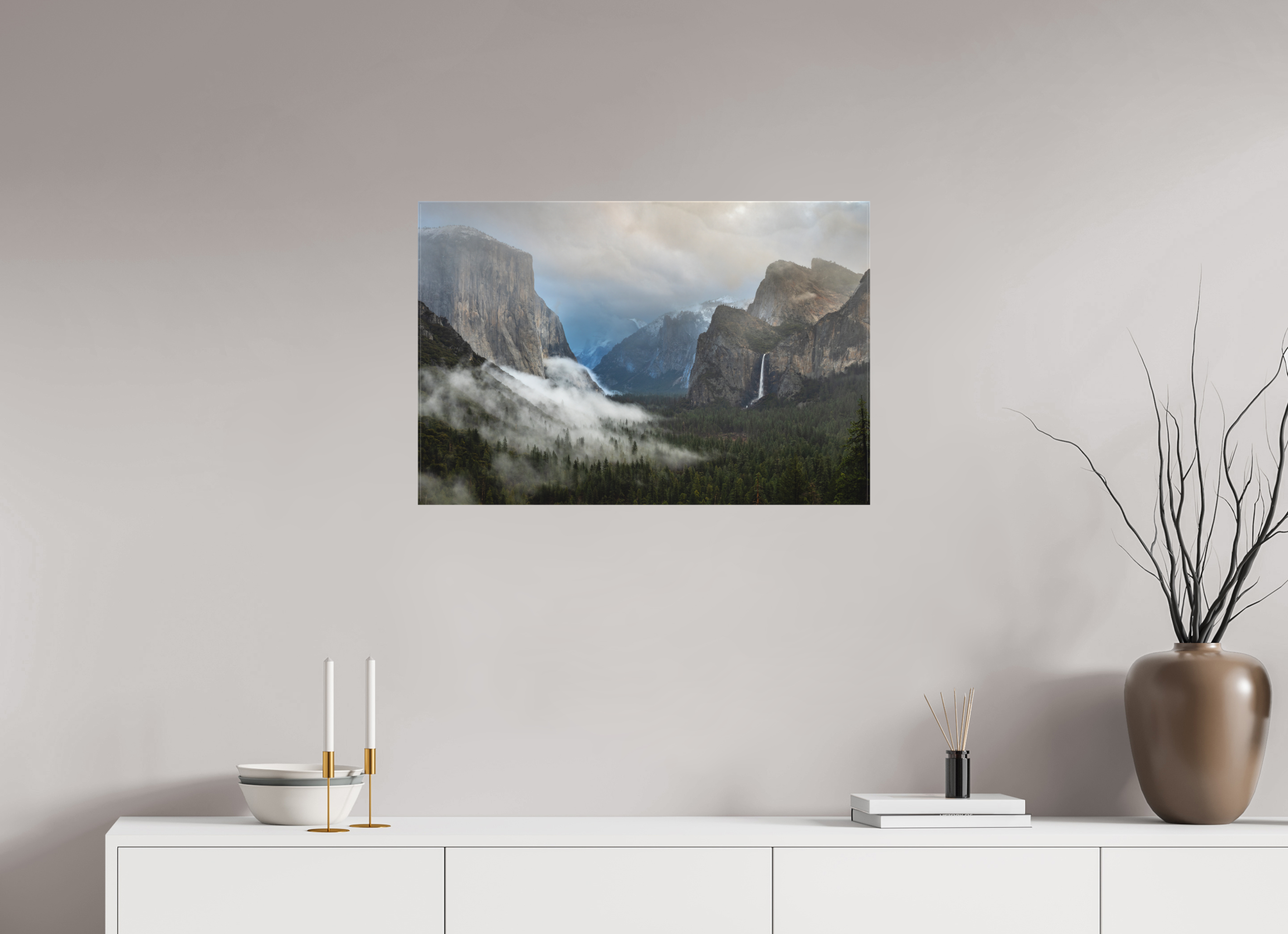30 x 20″, Canvas Morning Mist, Yosemite Valley