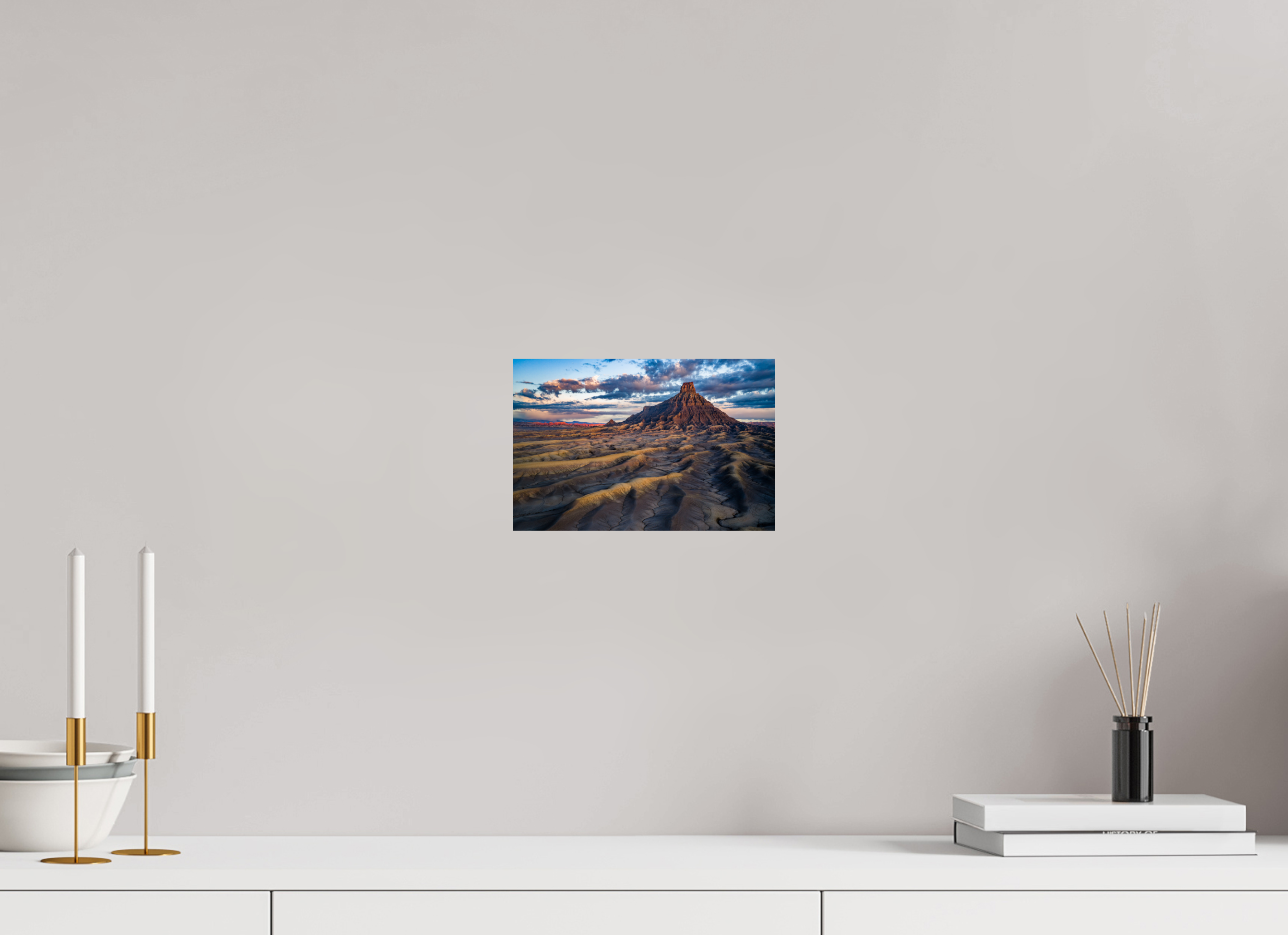 9.1 x 6″, Fine Art prints FACTORY BUTTE AT DAWN