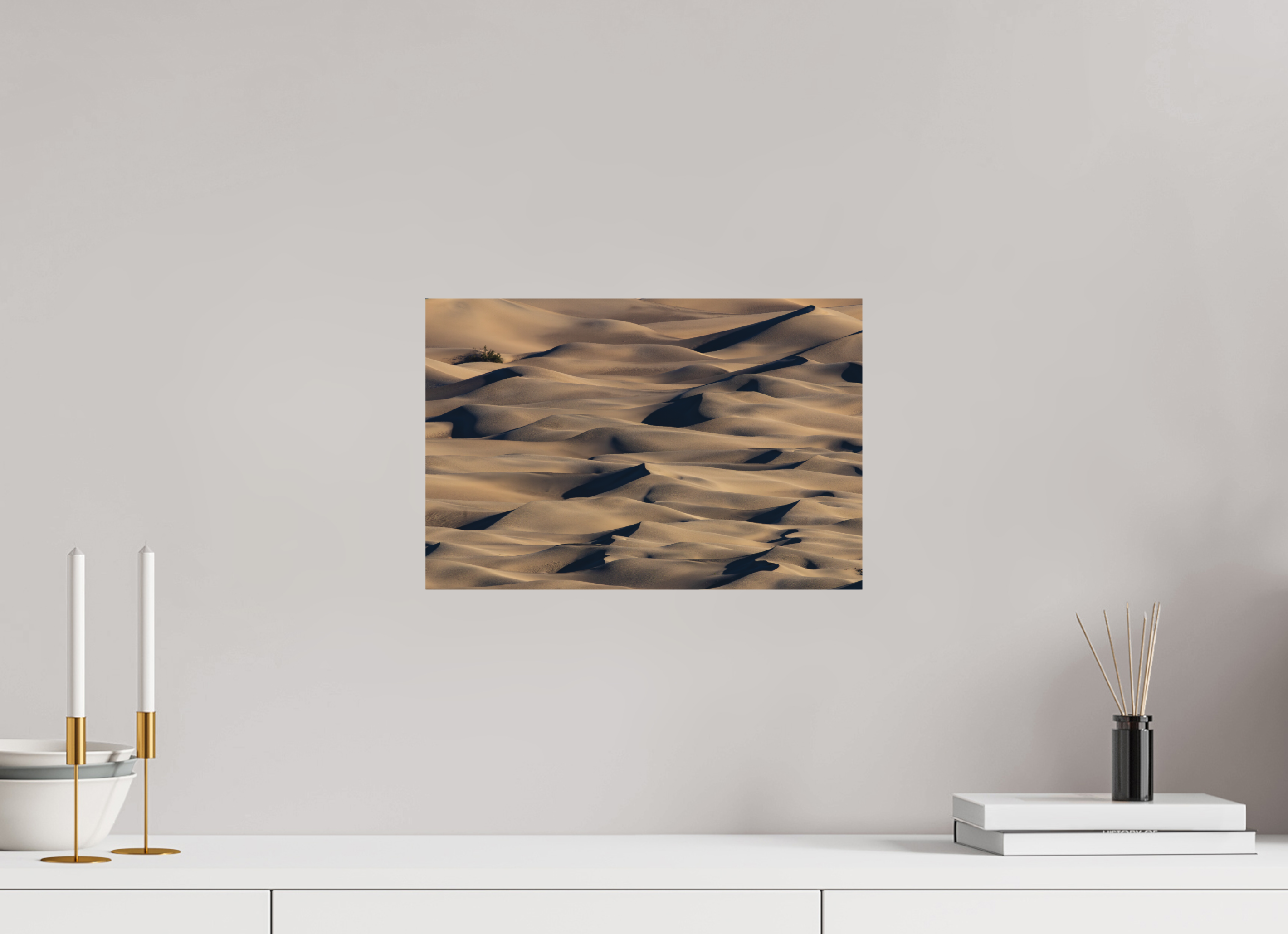 15 x 10″, Metal DUNE CURVES