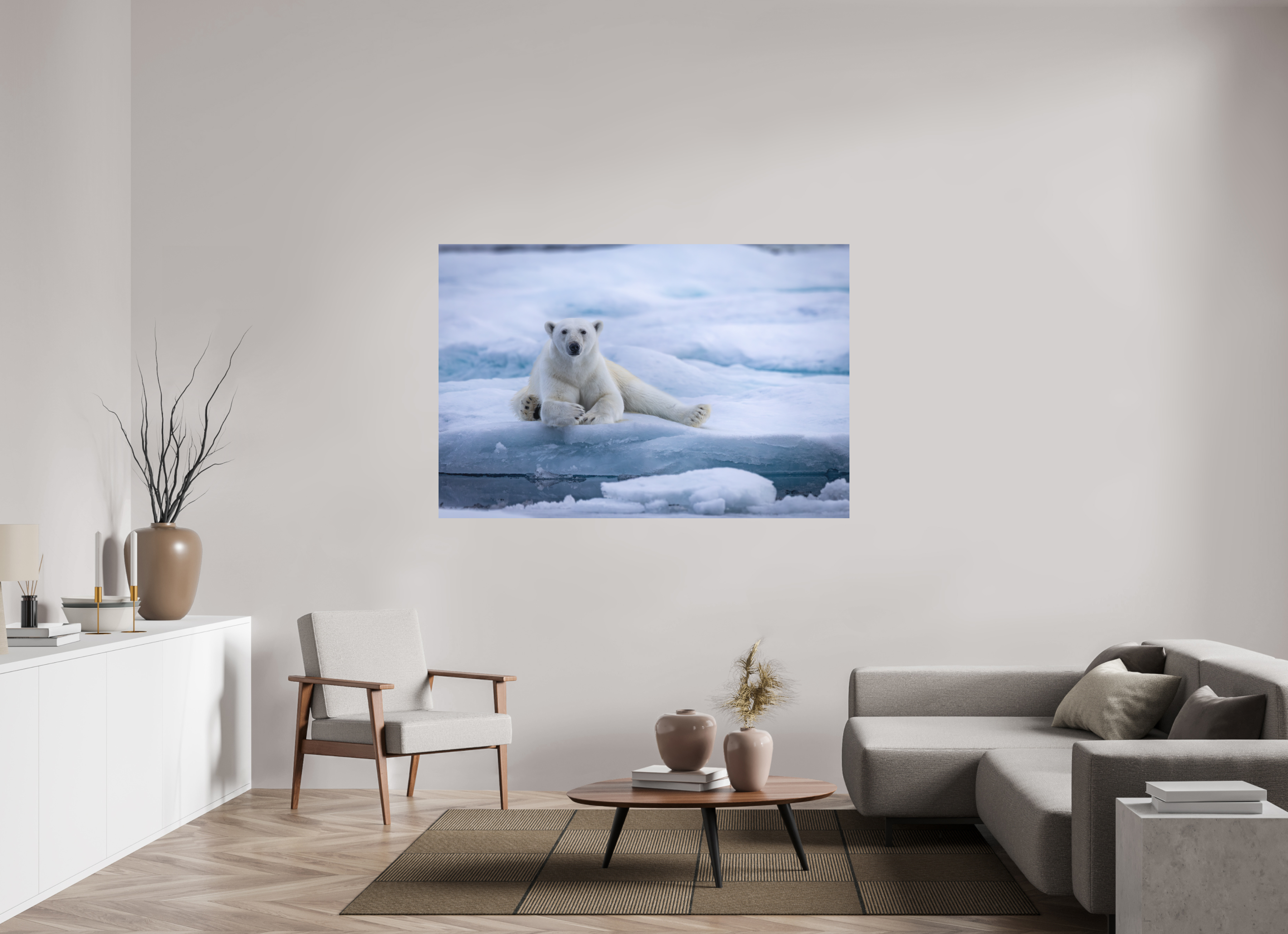 66 x 44″, Metal ICE THRONE