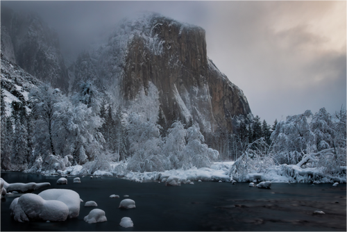 Main image El Capitan in Ice and Shadow