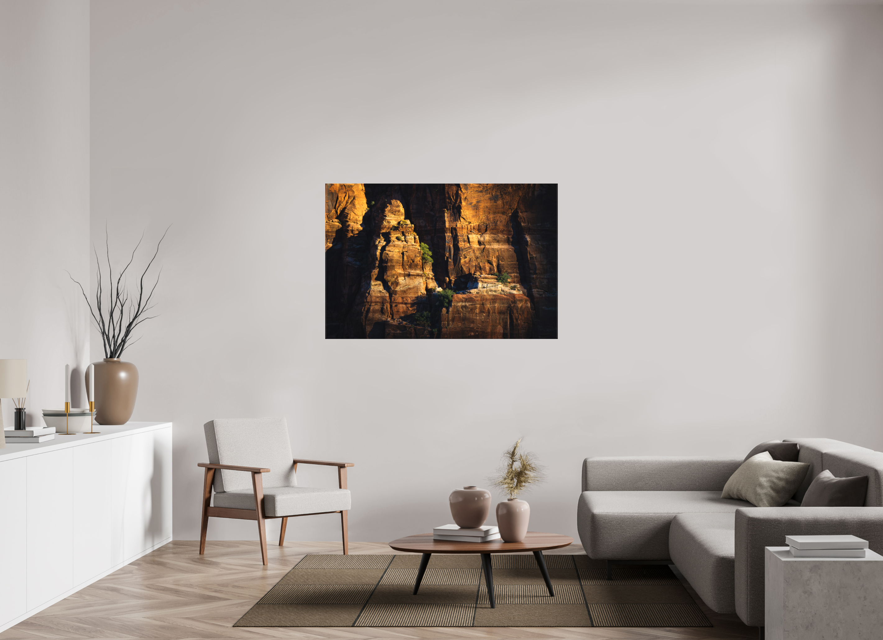 54 x 36″, Canvas Canyon Walls – Southwest Desert Fine Art Photography Print