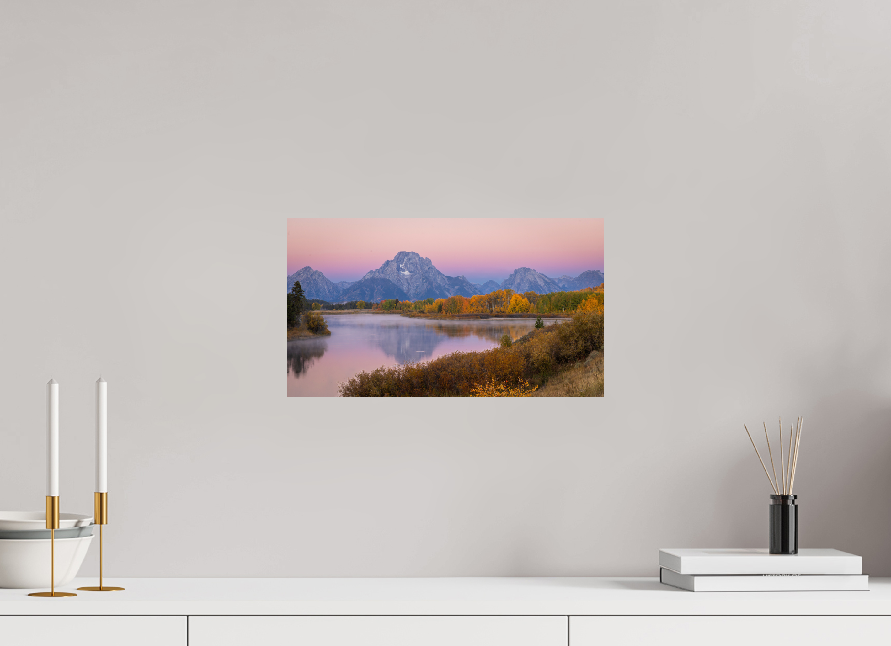 16 x 9″, Fine Art prints TETON REFLECTION