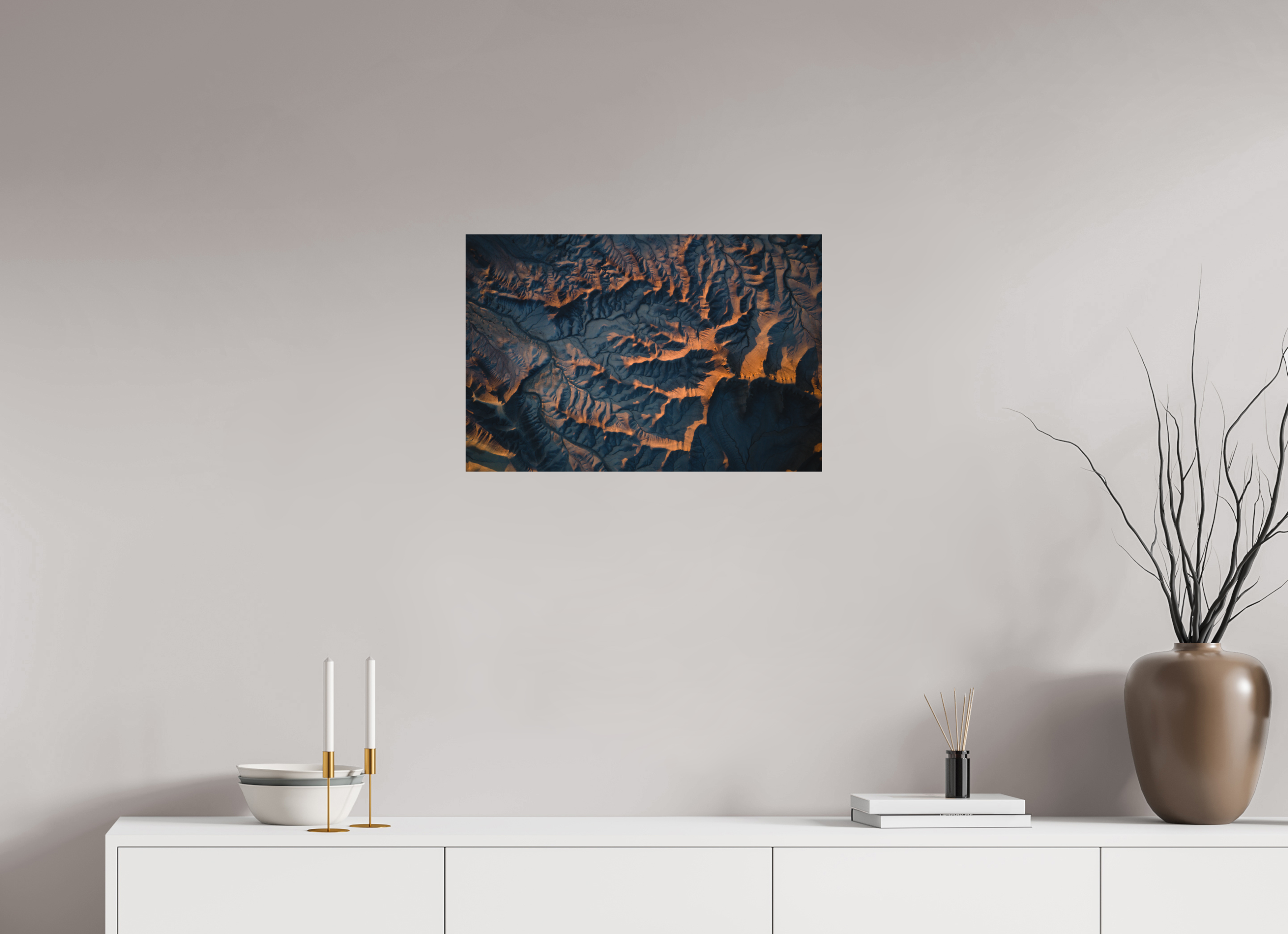 24 x 16″, Metal LIGHT & SHADOW
