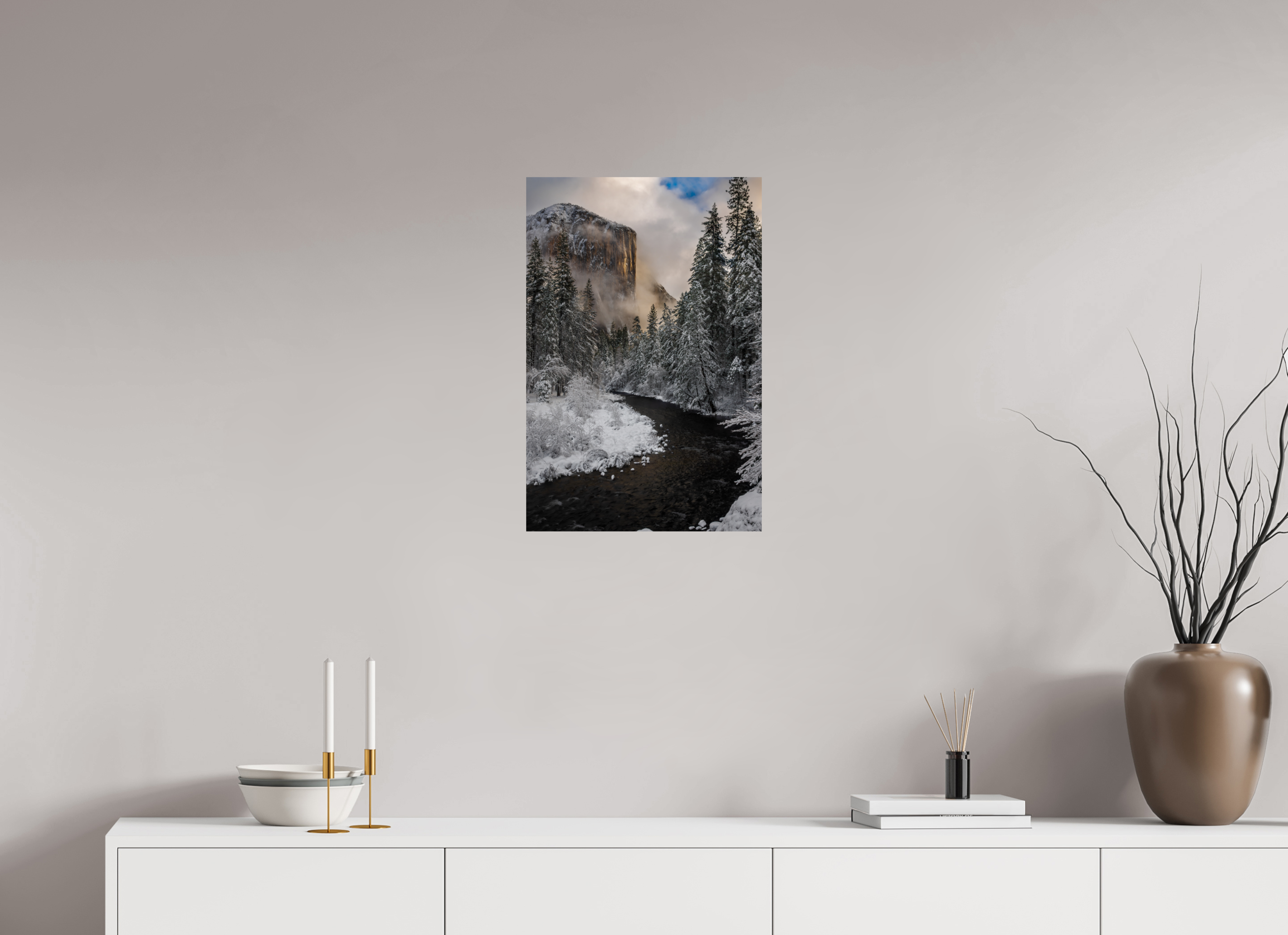 16 x 24″, Fine Art prints El Capitan and the Merced, After the Storm