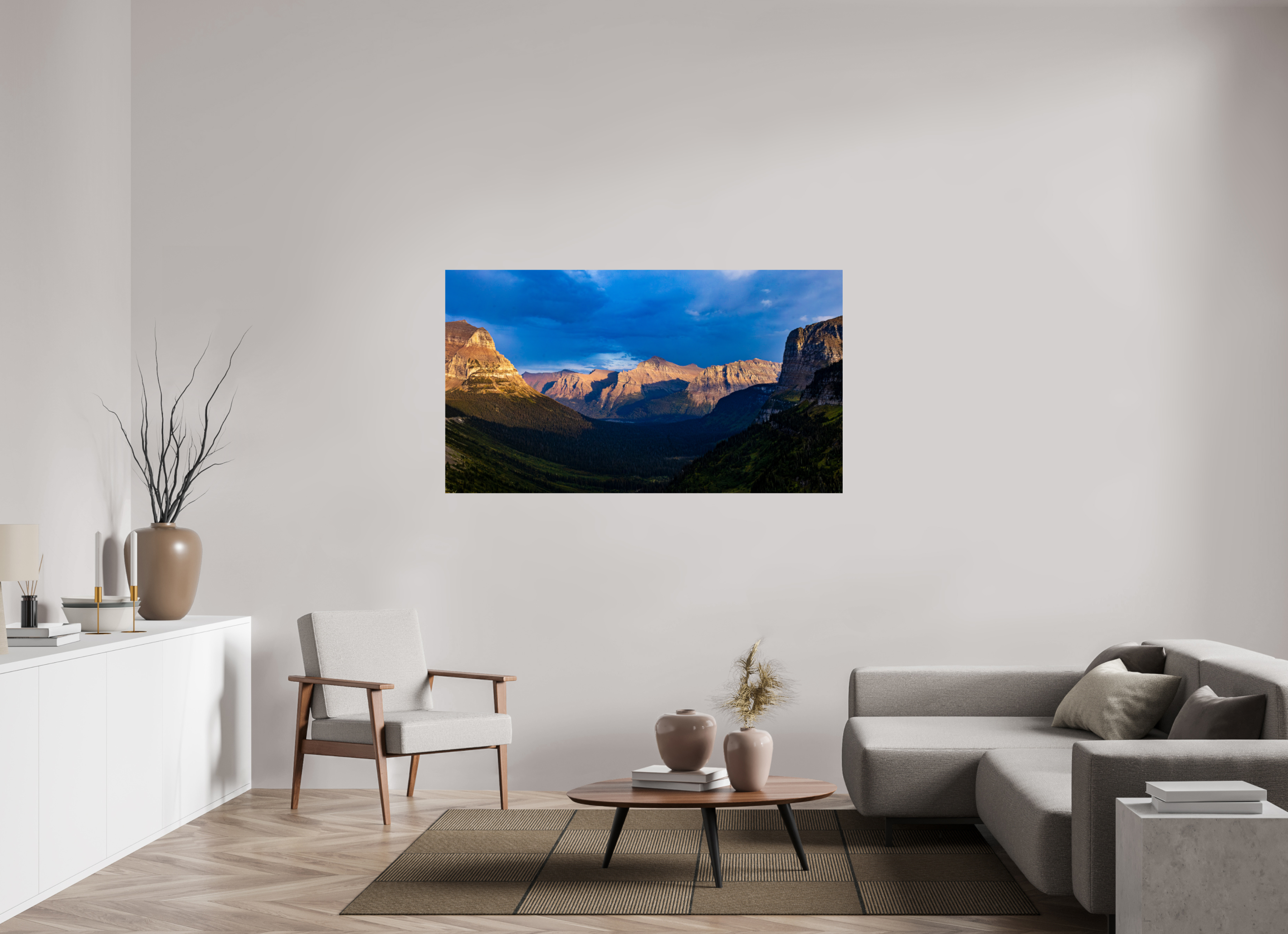 64 x 36″, Fine Art prints Autumn in Glacier