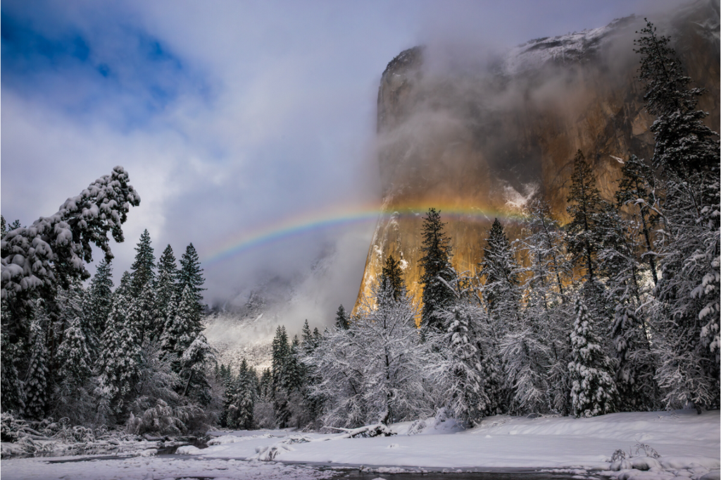 Main image Winter Rainbow, El Capitan