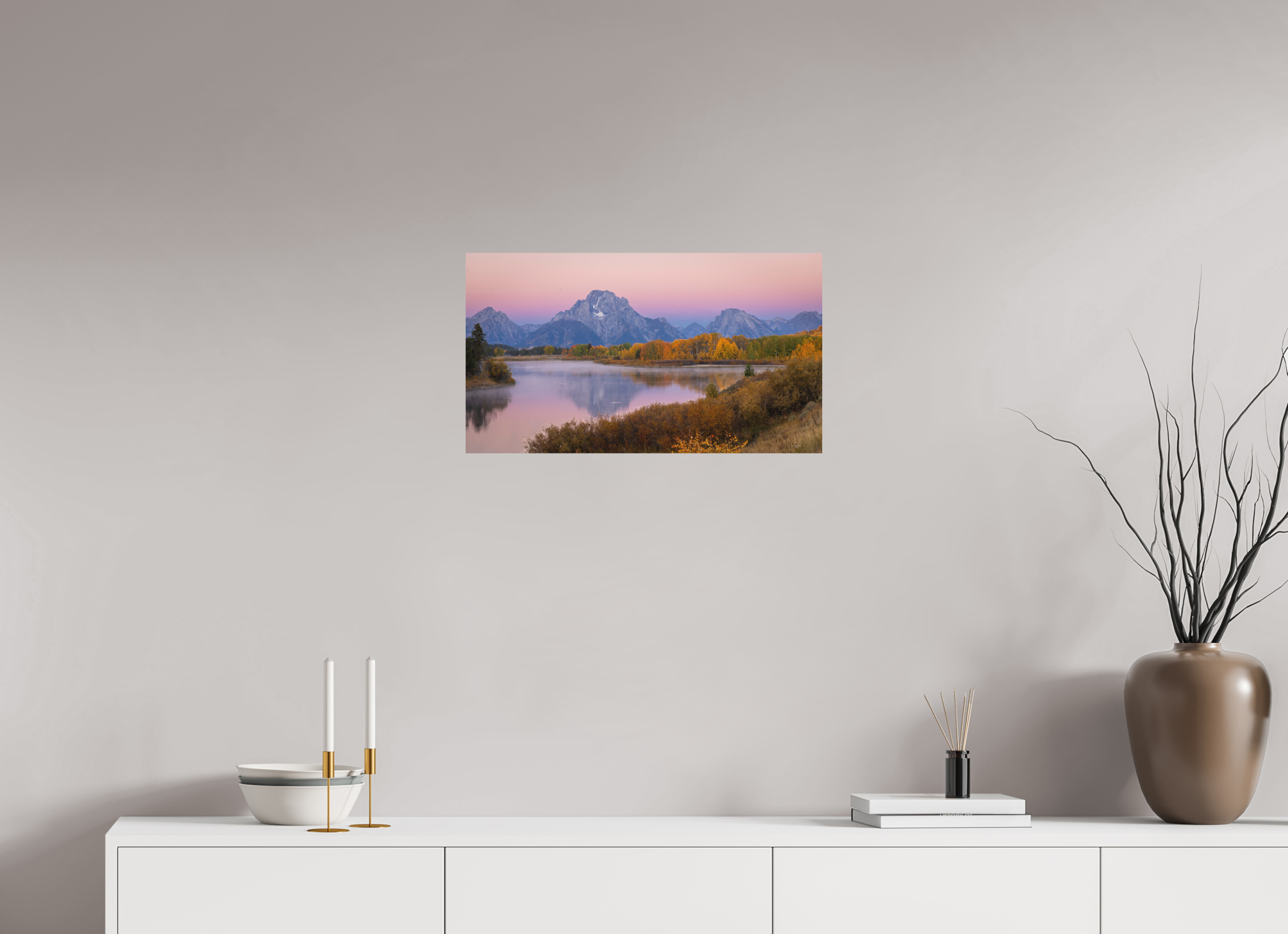 24 x 13.5″, Metal TETON REFLECTION