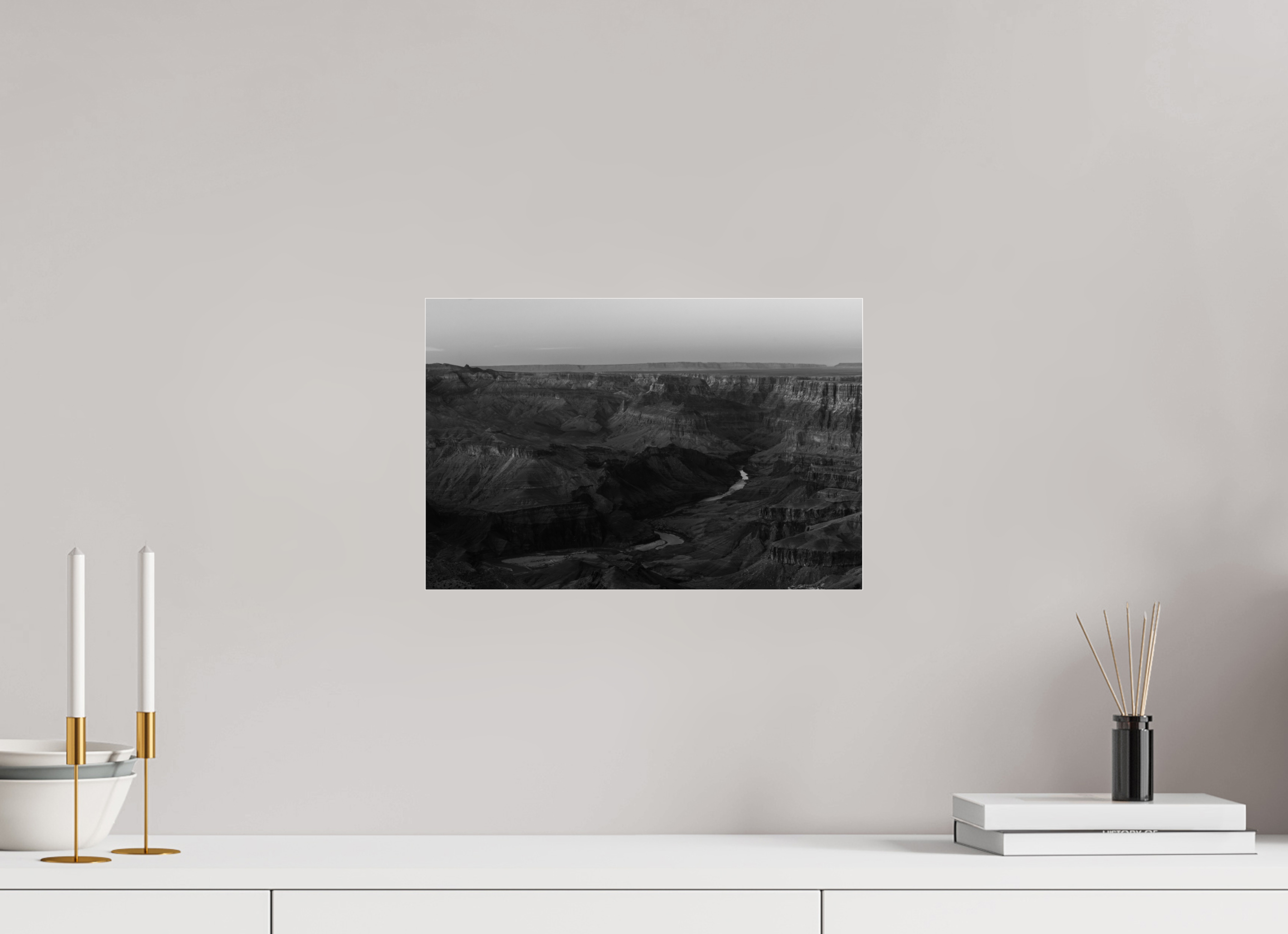15 x 10″, acrylic Grand Canyon River View – Layered Rock Formations Fine Art Print