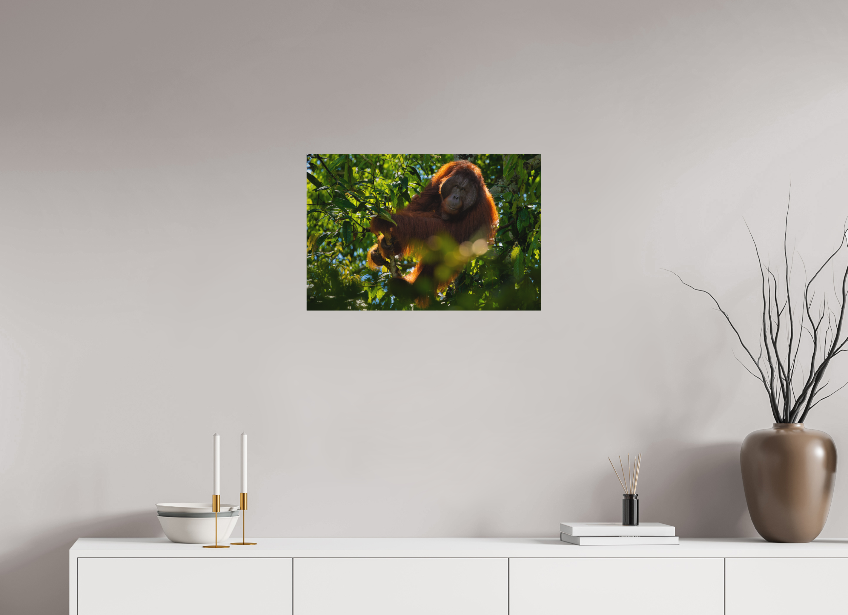 24 x 16″, Metal In the Canopy