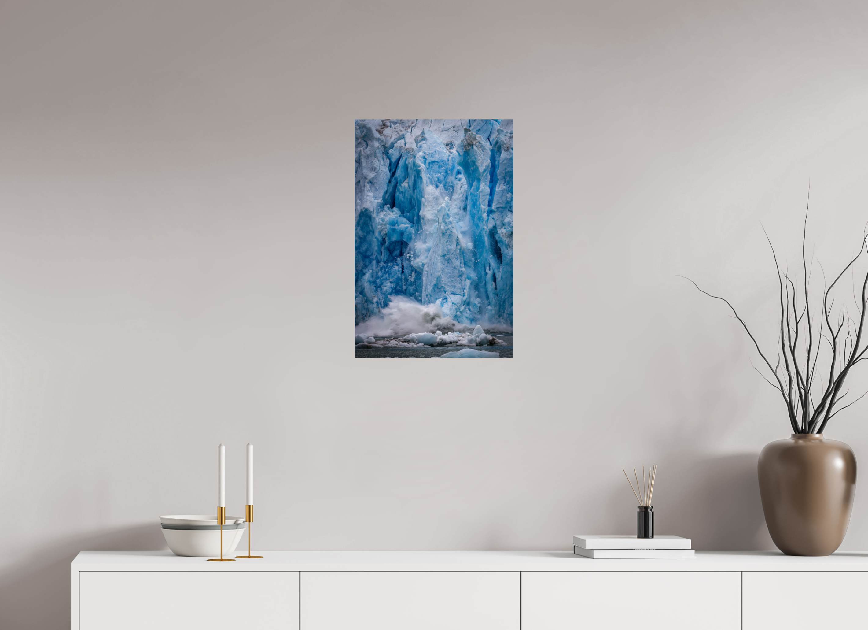 16 x 24″, Fine Art prints BLUE GLACIER