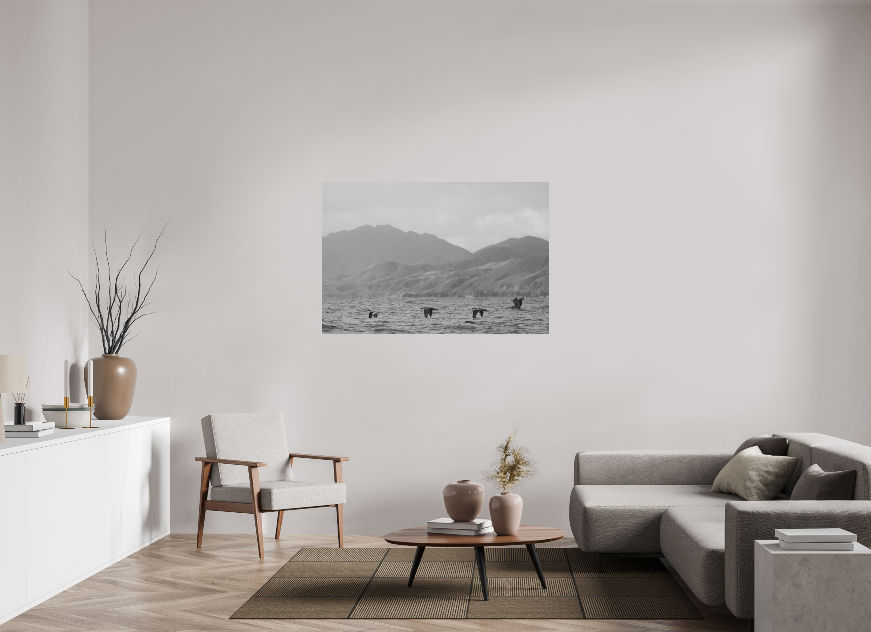 54 x 36″, acrylic Morning Flight