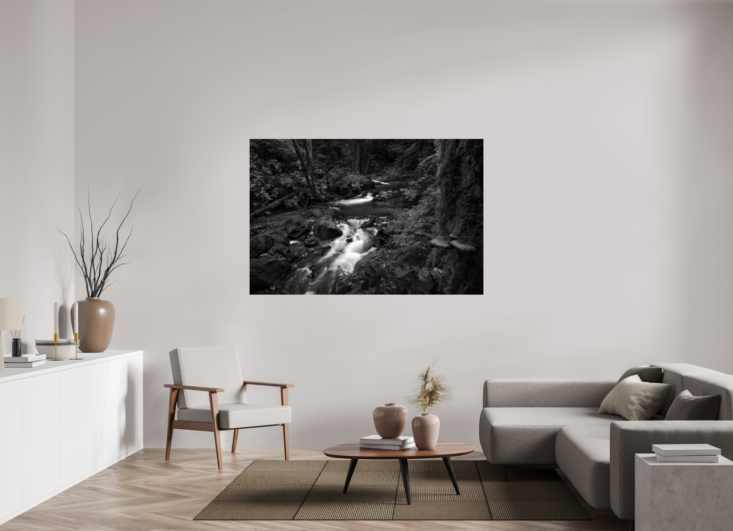 66 x 44″, acrylic Forest Falls