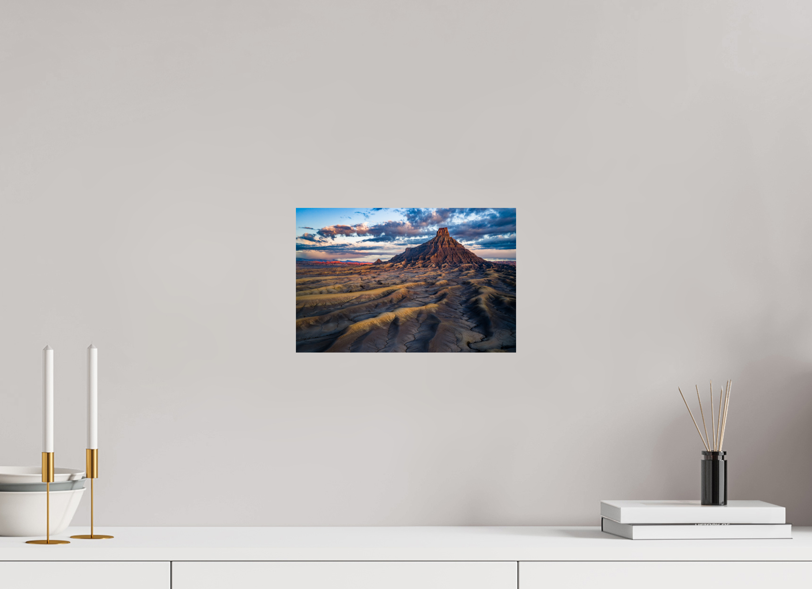 12.2 x 8″, Fine Art prints FACTORY BUTTE AT DAWN