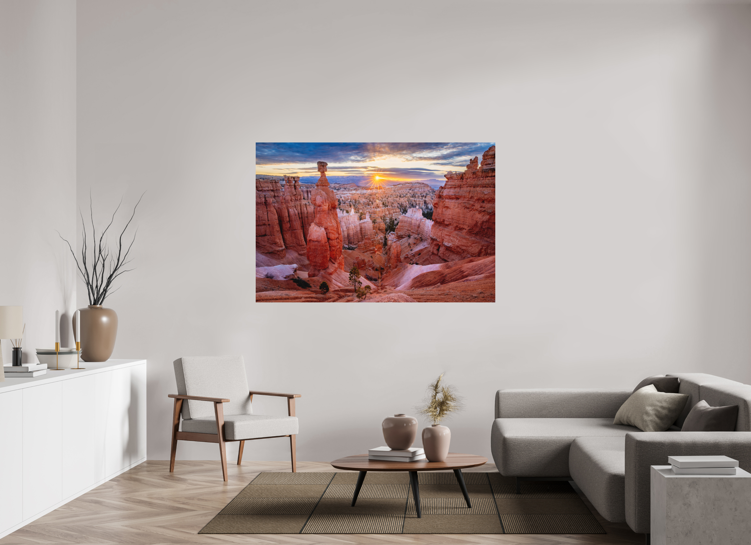 66 x 44″, Metal BRYCE SUNRISE