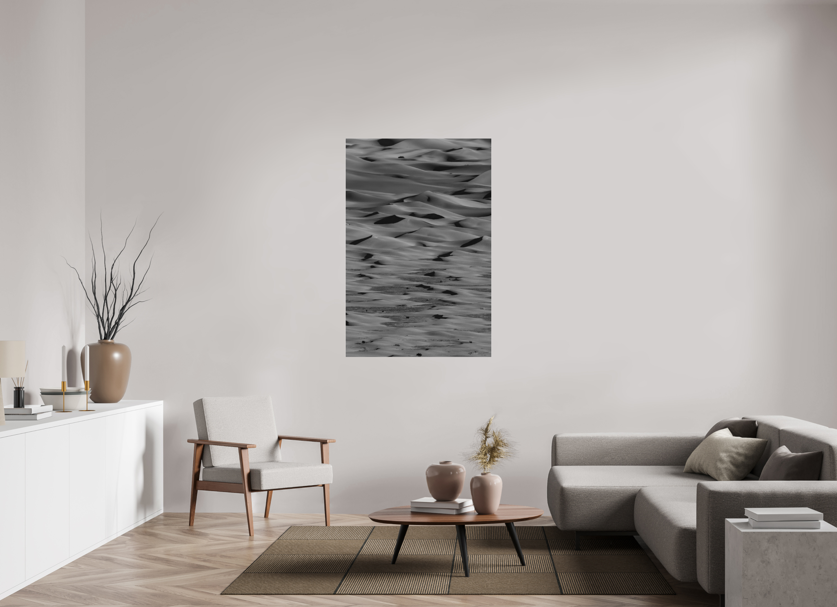 36 x 54″, acrylic DUNES AT DUSK