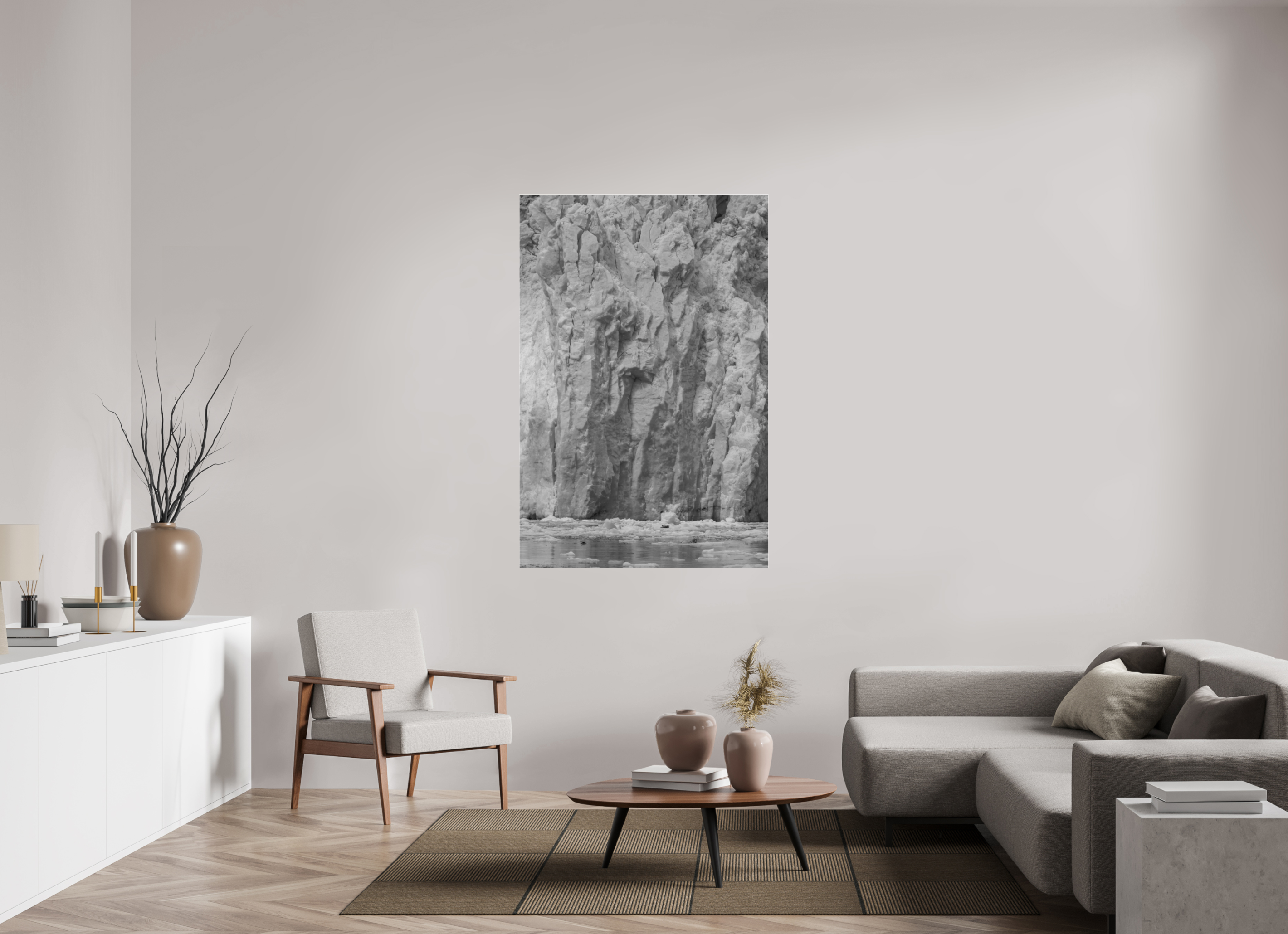 40 x 60″, acrylic Ancient Ice