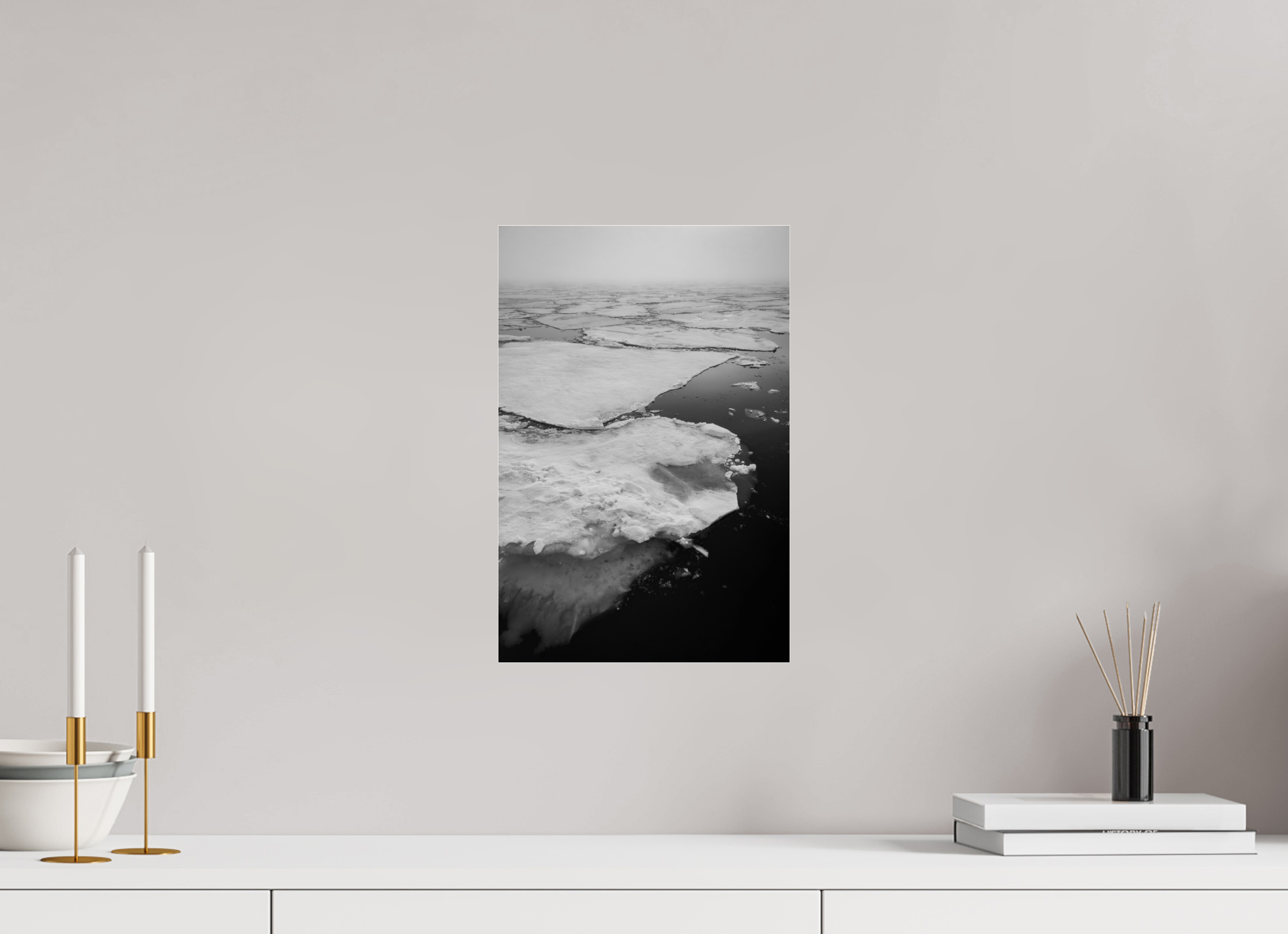 10 x 15″, acrylic ARCTIC DRIFT