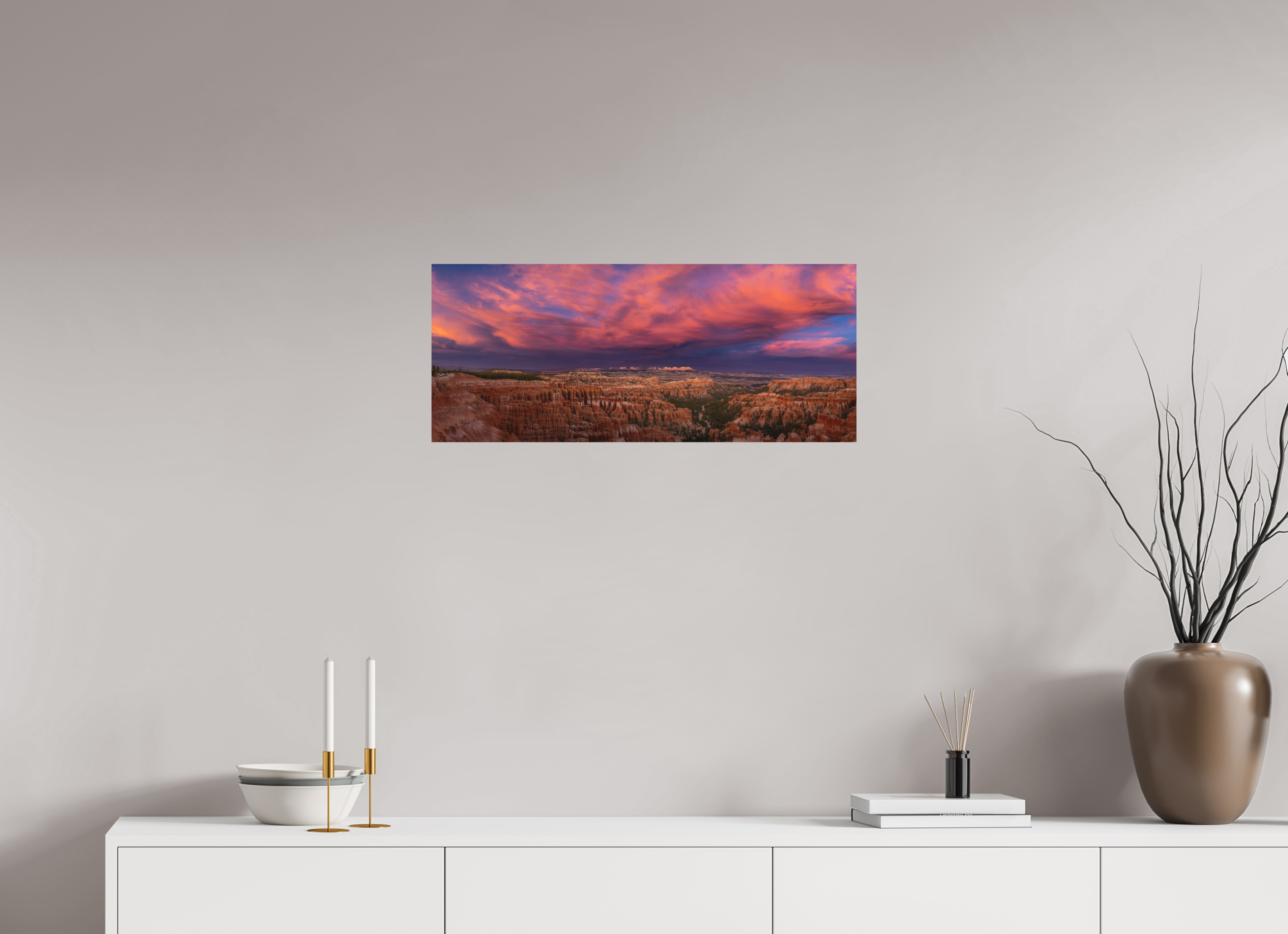 28.6 x 12″, Metal BRYCE PANORAMA