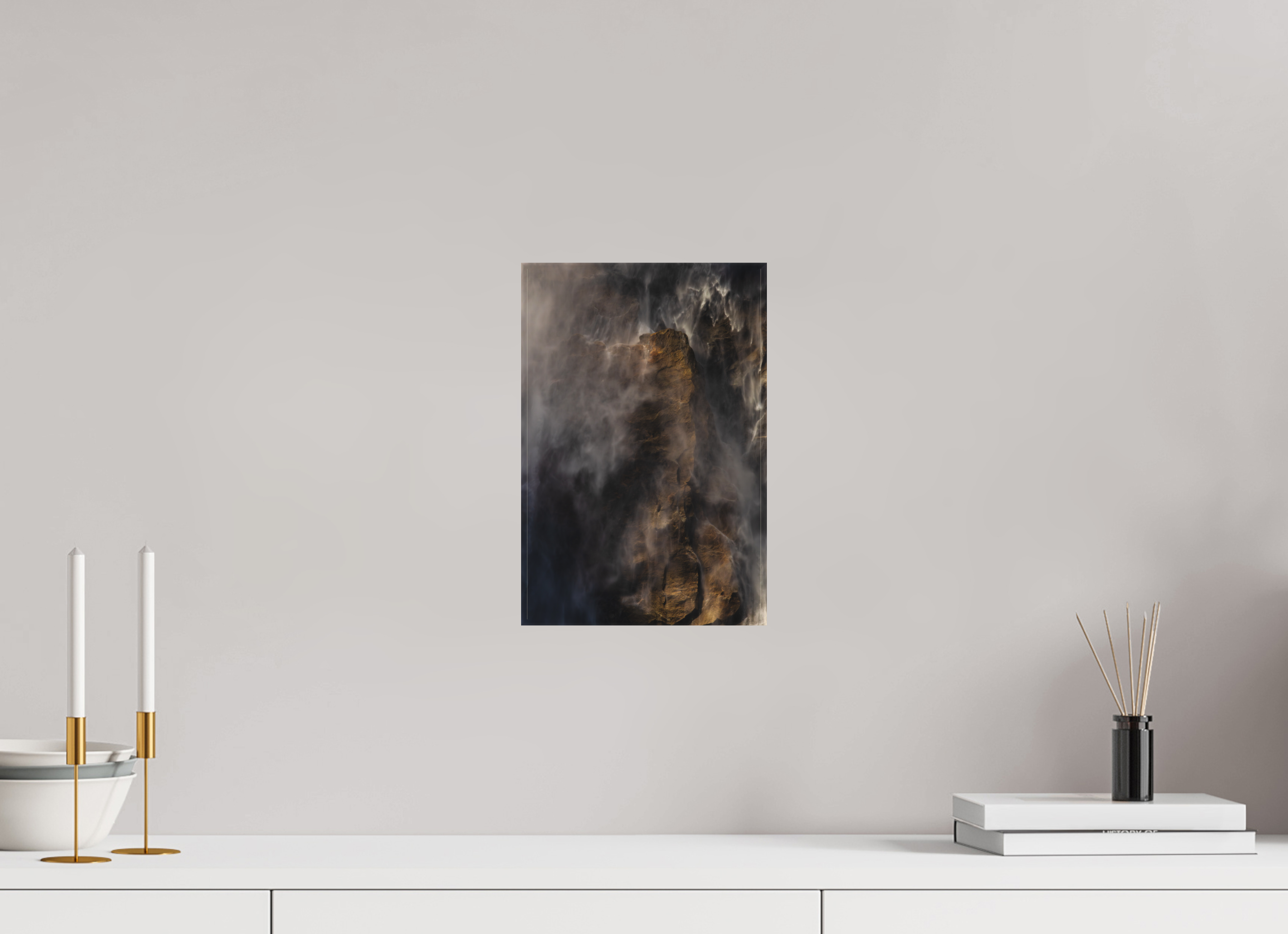 8 x 12″, Canvas Rock and Veil