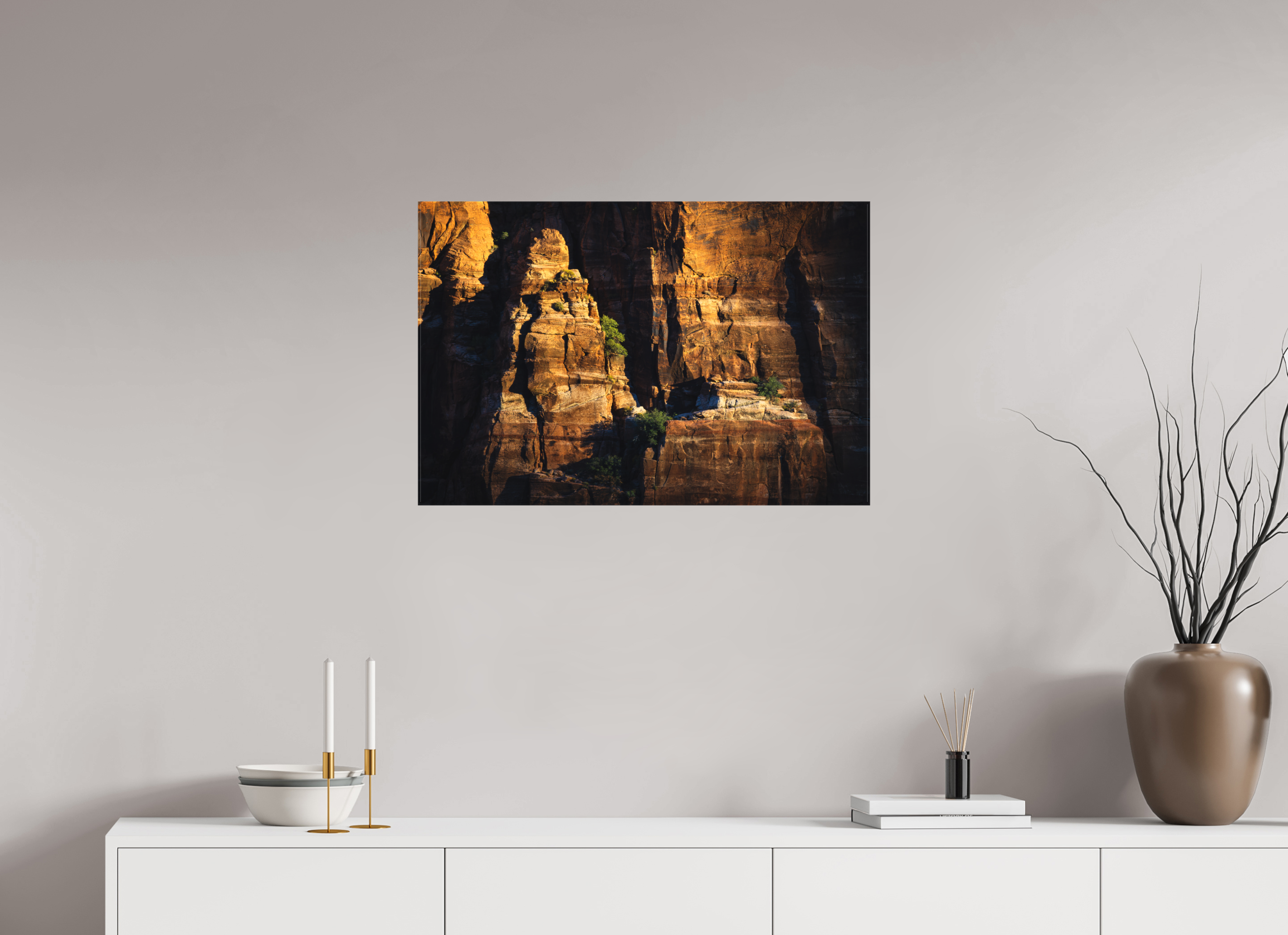 30 x 20″, Canvas Canyon Walls – Southwest Desert Fine Art Photography Print