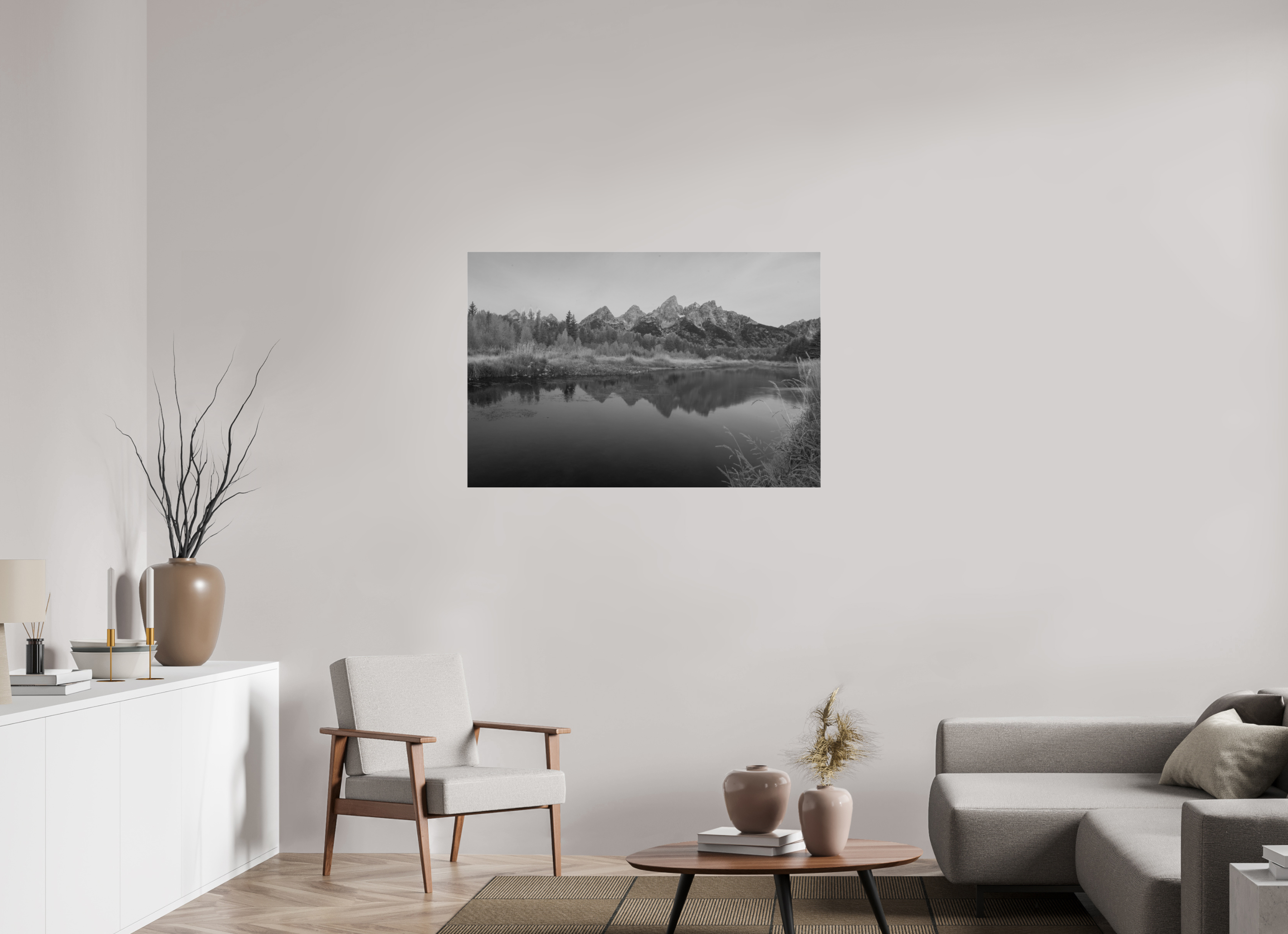 45 x 30″, acrylic TETON SUNRISE