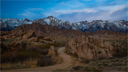 Main image Desert Road to the Sierra