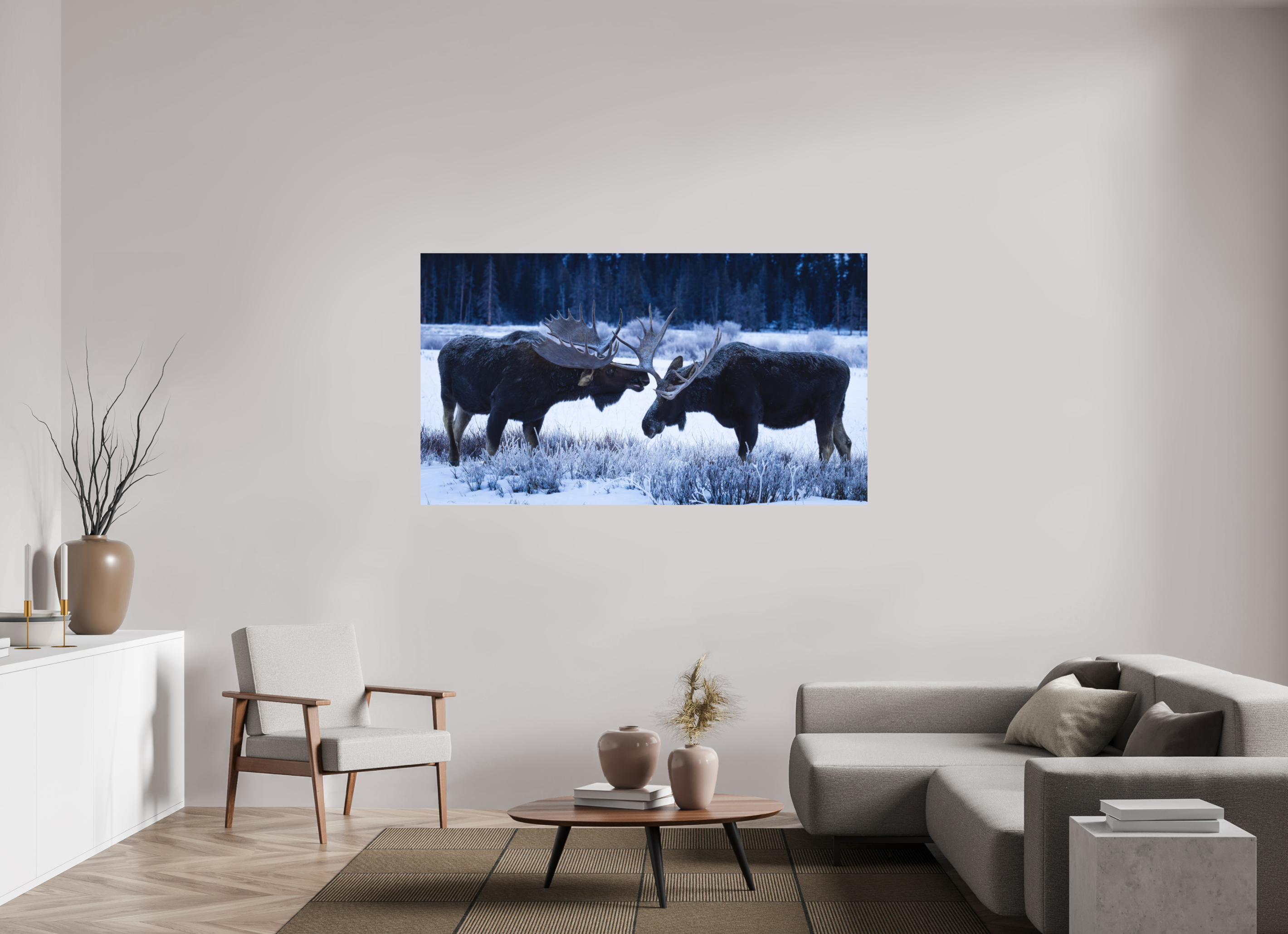 70 x 39.4″, Metal FROSTBOUND