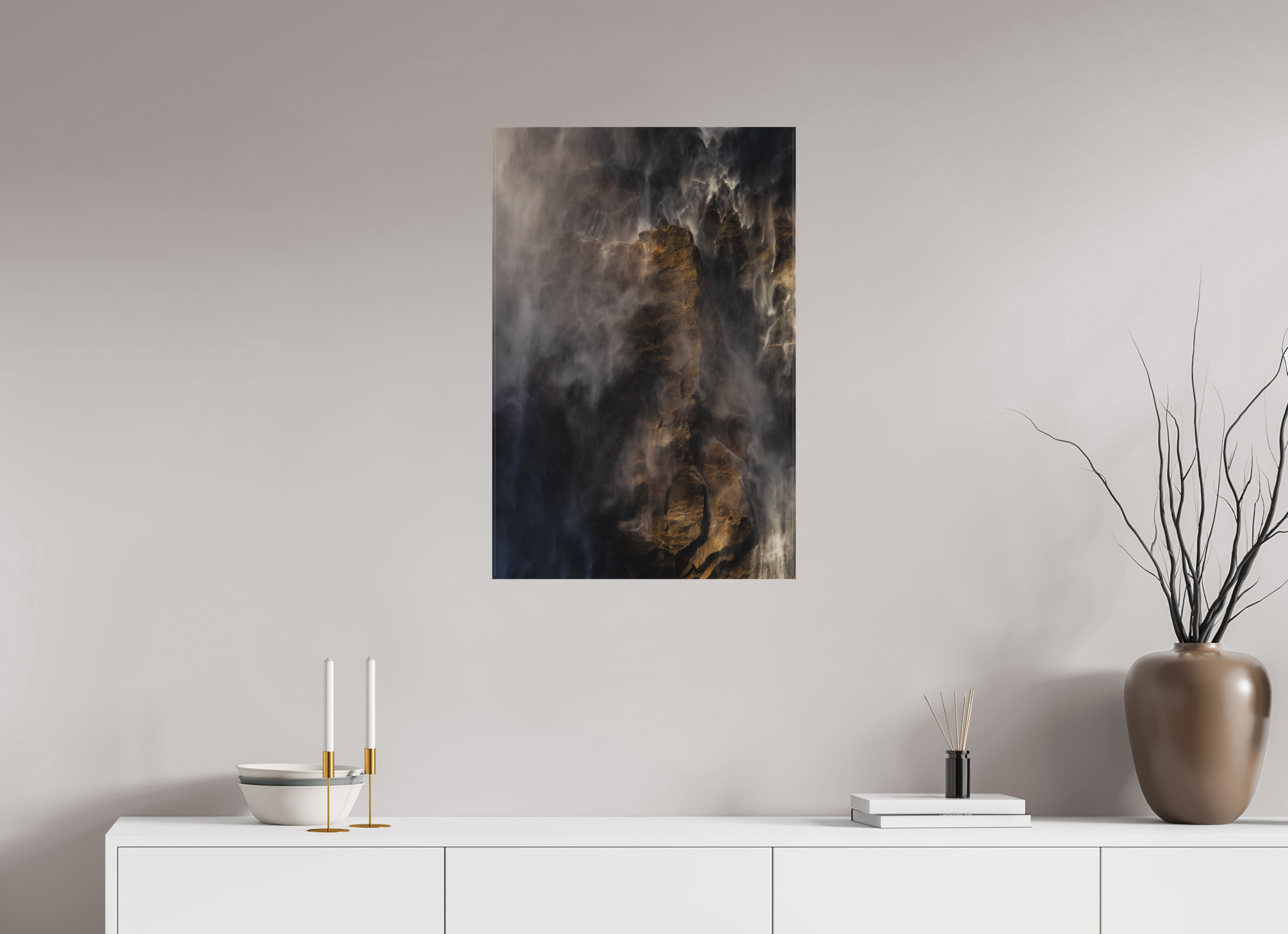 20 x 30″, Canvas Rock and Veil