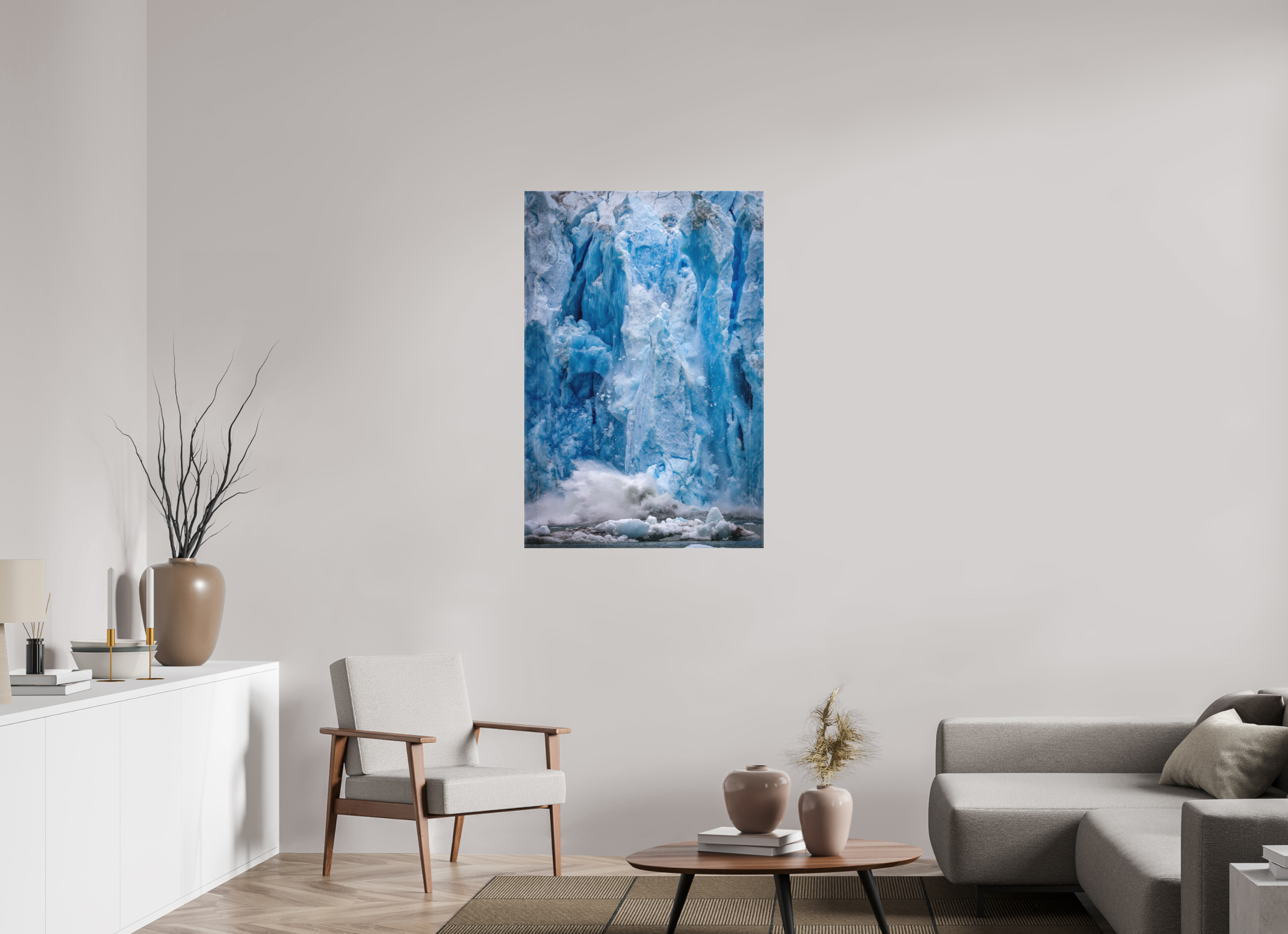 30 x 45″, Canvas BLUE GLACIER