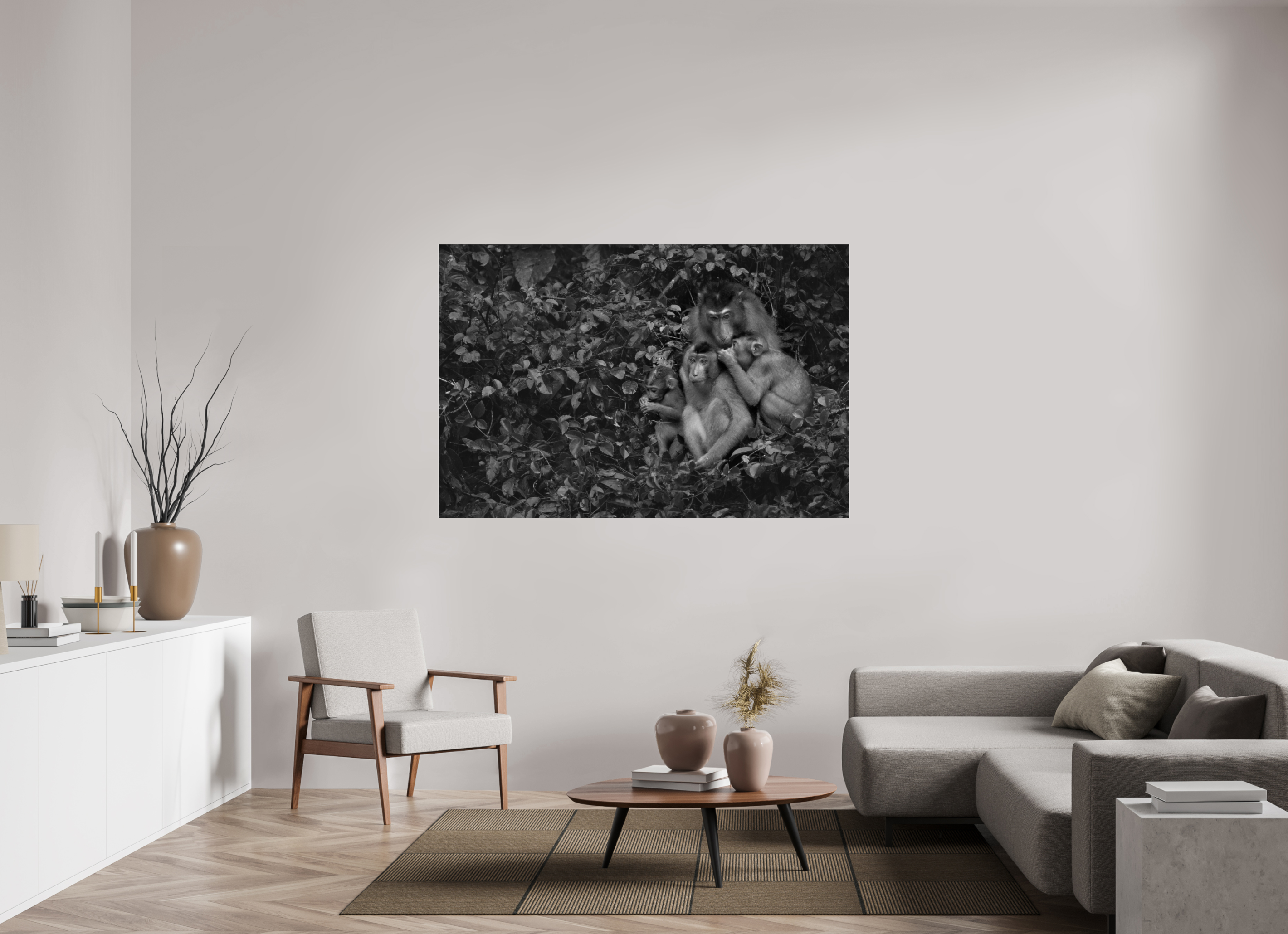 66 x 44″, acrylic Family Ties